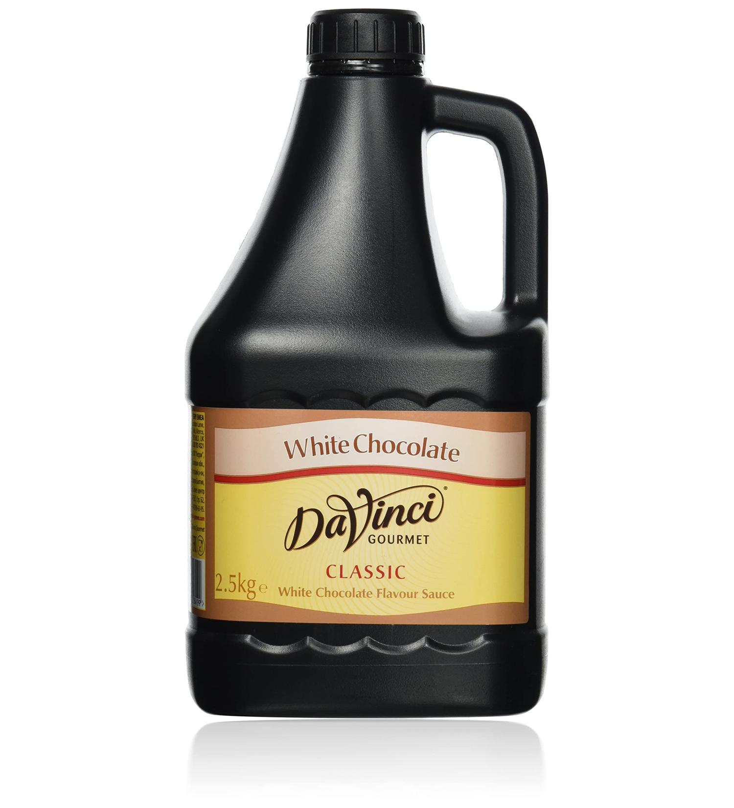 Da Vinci Gourmet Classic White Chocolate Sauce - 2.5 kg | Buy Online for Worldwide Shipping - Buy Online on GoSupps.com