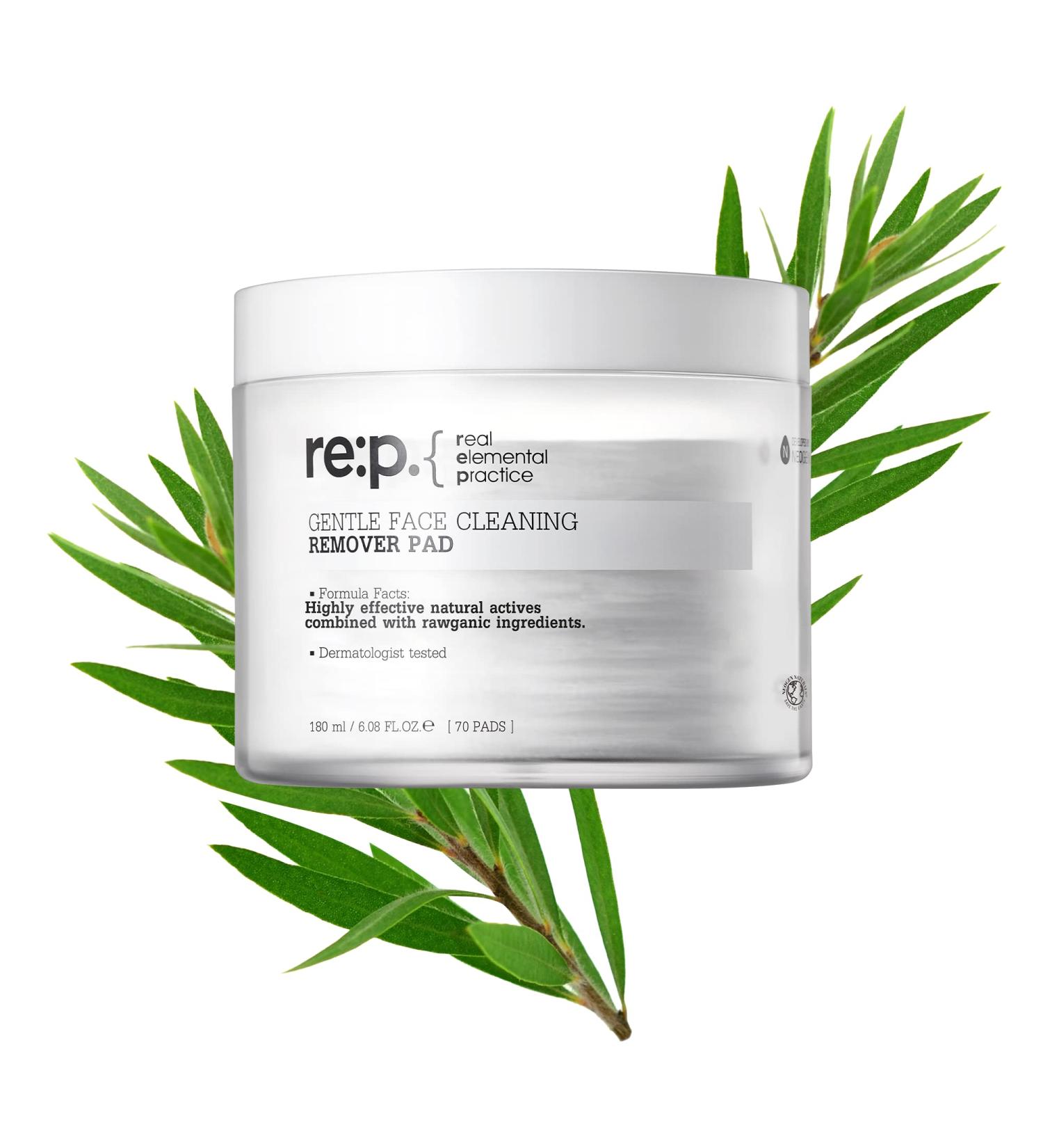 RE:P Gentle Face Cleaning Remover Pad - 70 Pads (60.8 fl oz  180 ml) - Effective Makeup & Dirt Removal - Buy Online on GoSupps.com