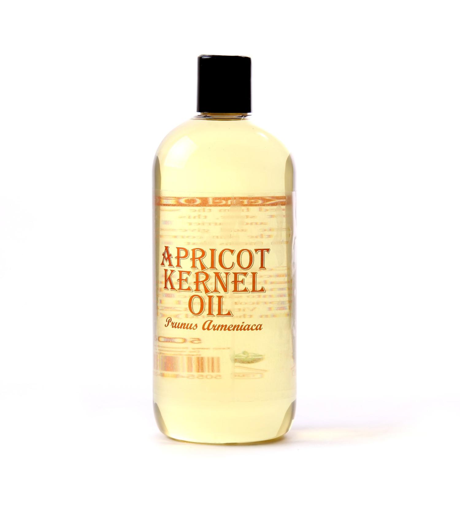 Mystic Moments Apricot Core Carrier Oil 500ml - Pure Natural Vegan Oil for Hair Face Nails & Aromatherapy - GVO-Free - Buy Online on GoSupps.com