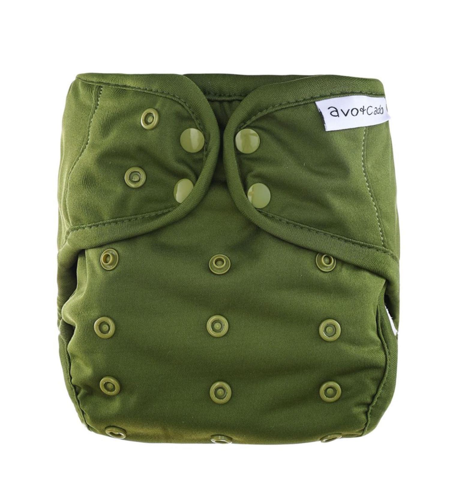 avo+cado Explorer One Size Cloth Diaper Cover (Natural Kitchen)