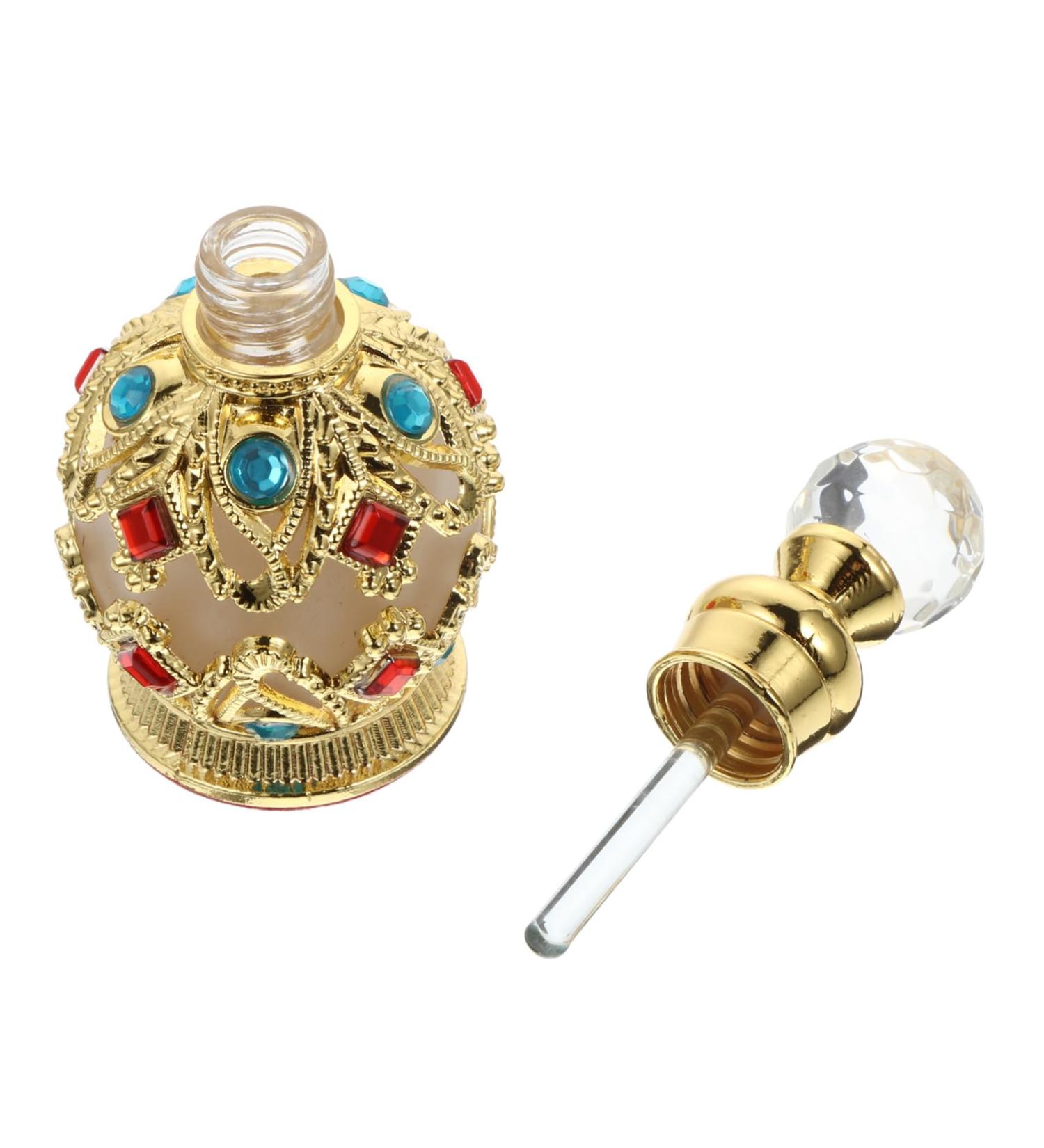 Mikinona Essential Oil Bottle Perfume Bottle Antique Makeup Container Aromatherapy Bottle Glassy Perfume Container Perfume Holder Travel Old Fashioned Cosmetic Bottle Glass Bottle - Buy Online on GoSupps.com