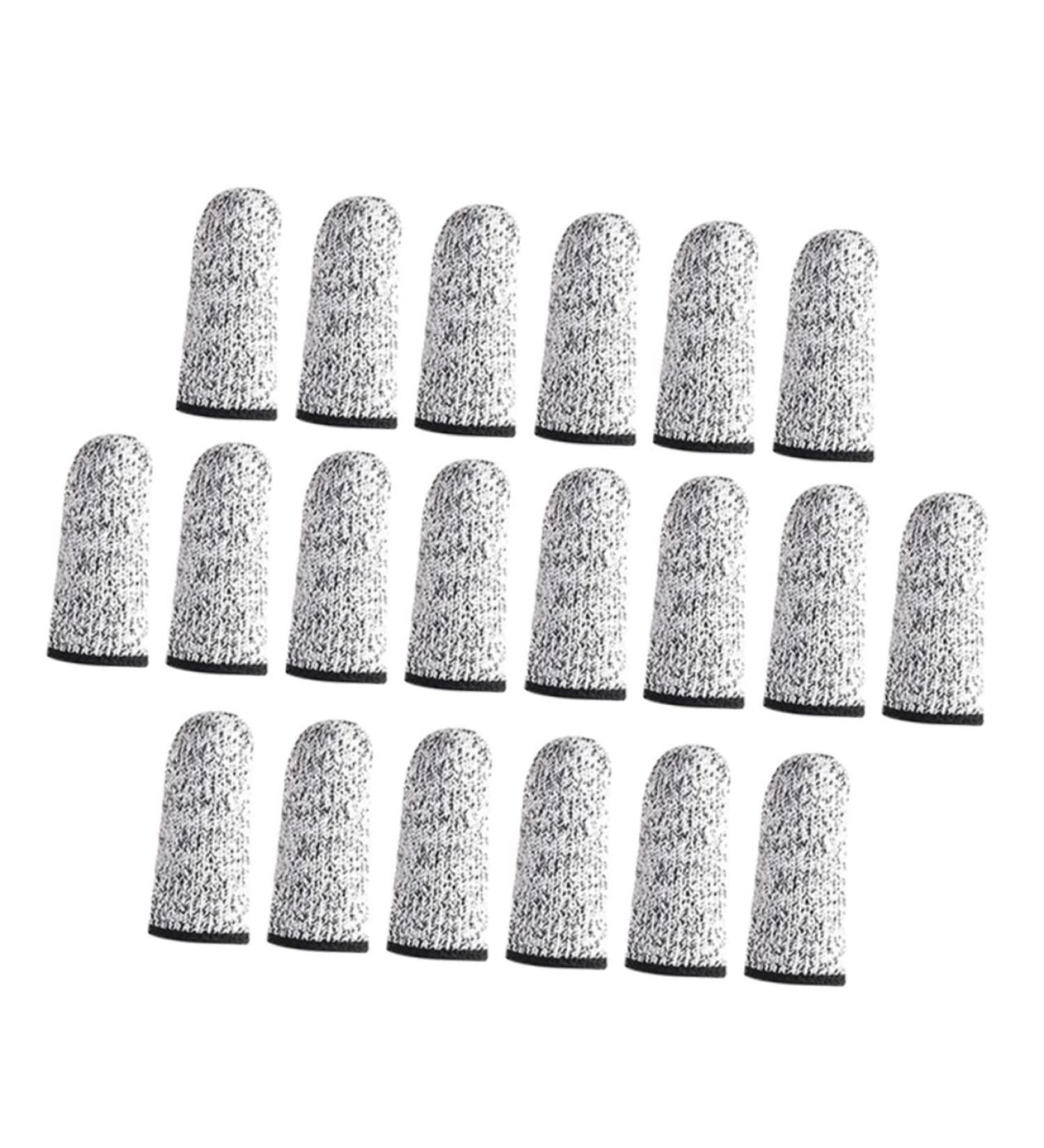 FOMIYES Anti-Cut Finger Cots - 10 Pairs Reusable Finger Protectors for Carving & Safety - Buy Online on GoSupps.com