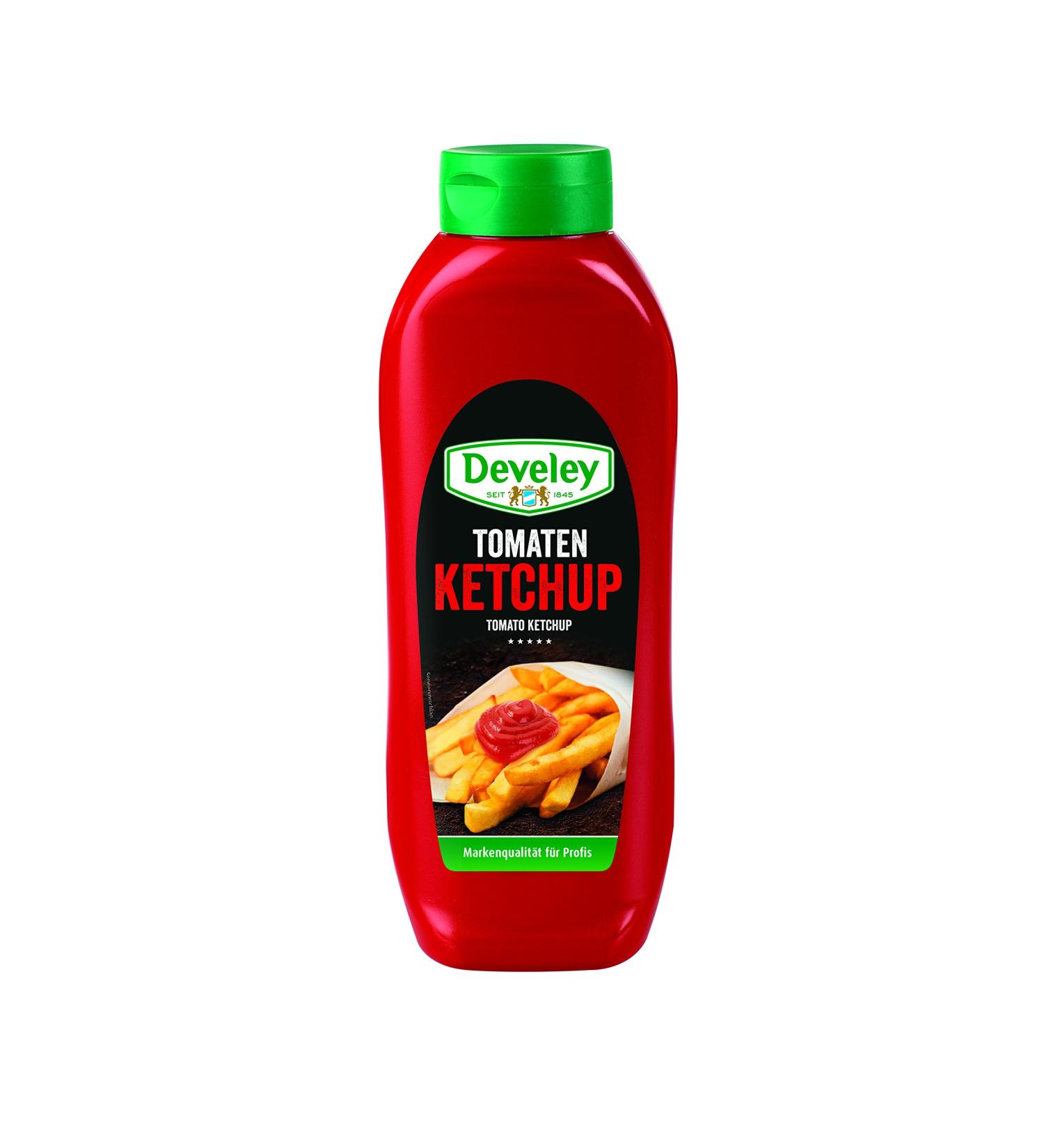 Develey DEVELAY Lot of 4 Tomato Ketchup 875 ml