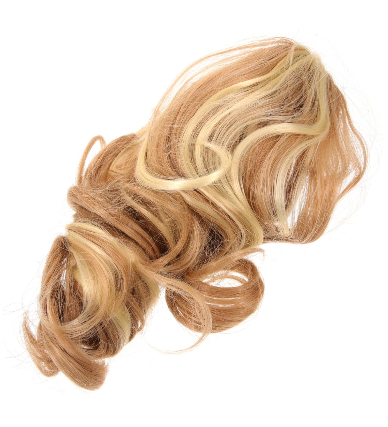 Angoily extend High temperature wire Hair piece Donut long curly hair pieces claw clips for curly hair curly wig bun short human hair wigs curls short hair wigs short hair - Buy Online on GoSupps.com