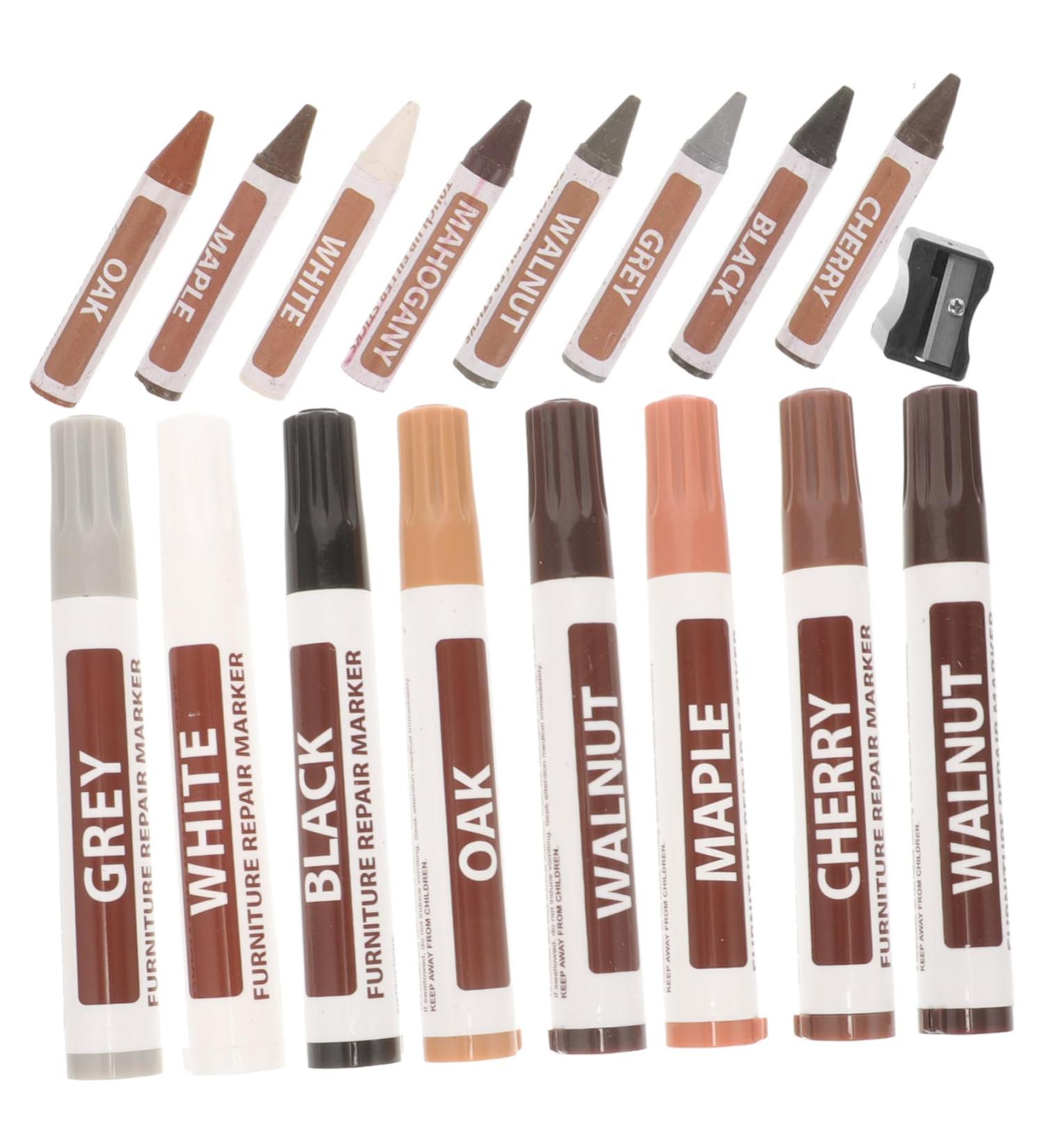 Furniture Repair Pen Set - Portable Floor Repair Kit & Wood Scratch Marker for Easy Fixes - Buy Online on GoSupps.com