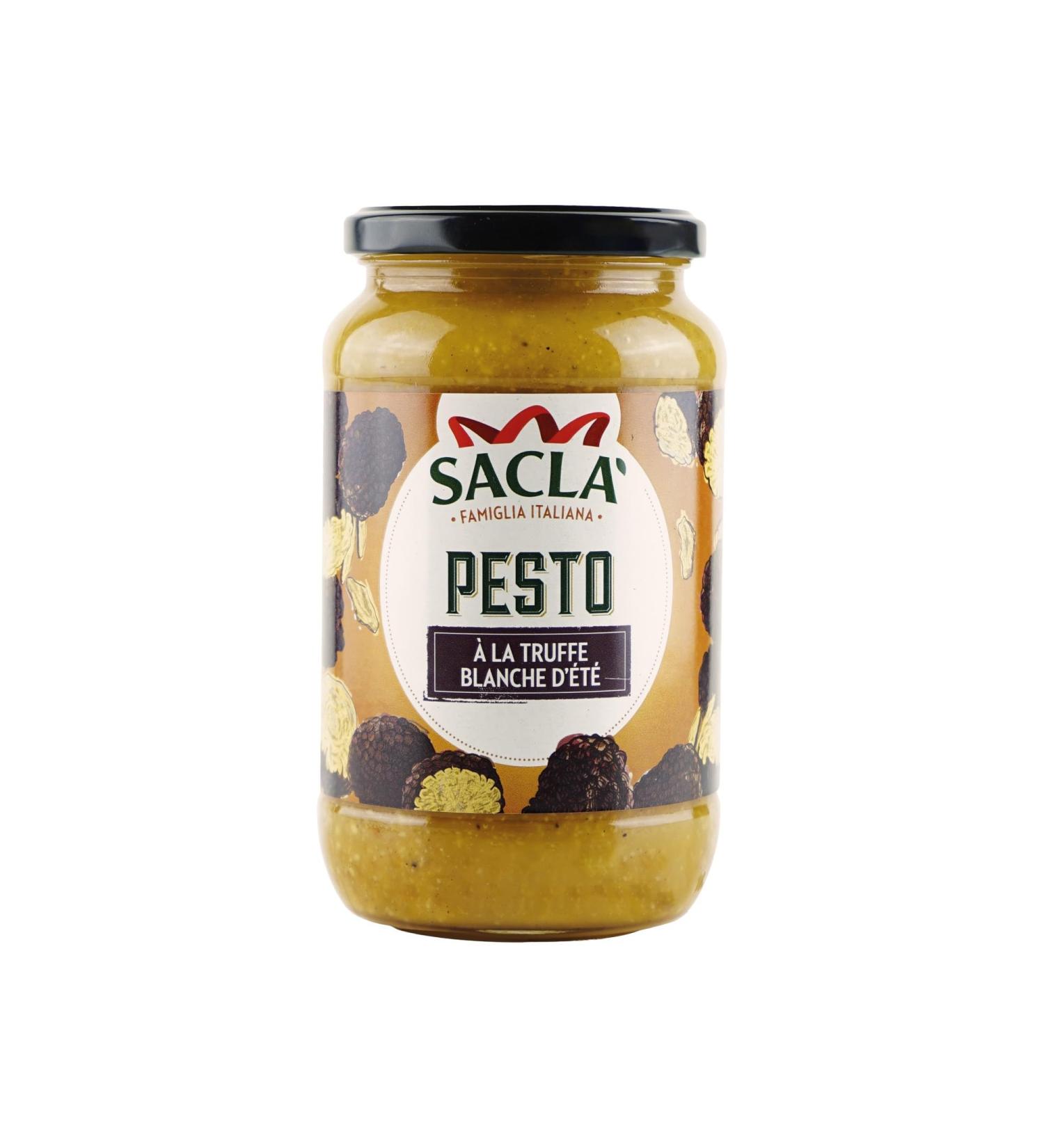 Sacl Pesto la Truffe Blanche d' t 570g - Sacl 8.2 cm x 8.2 cm x 14.2 cm