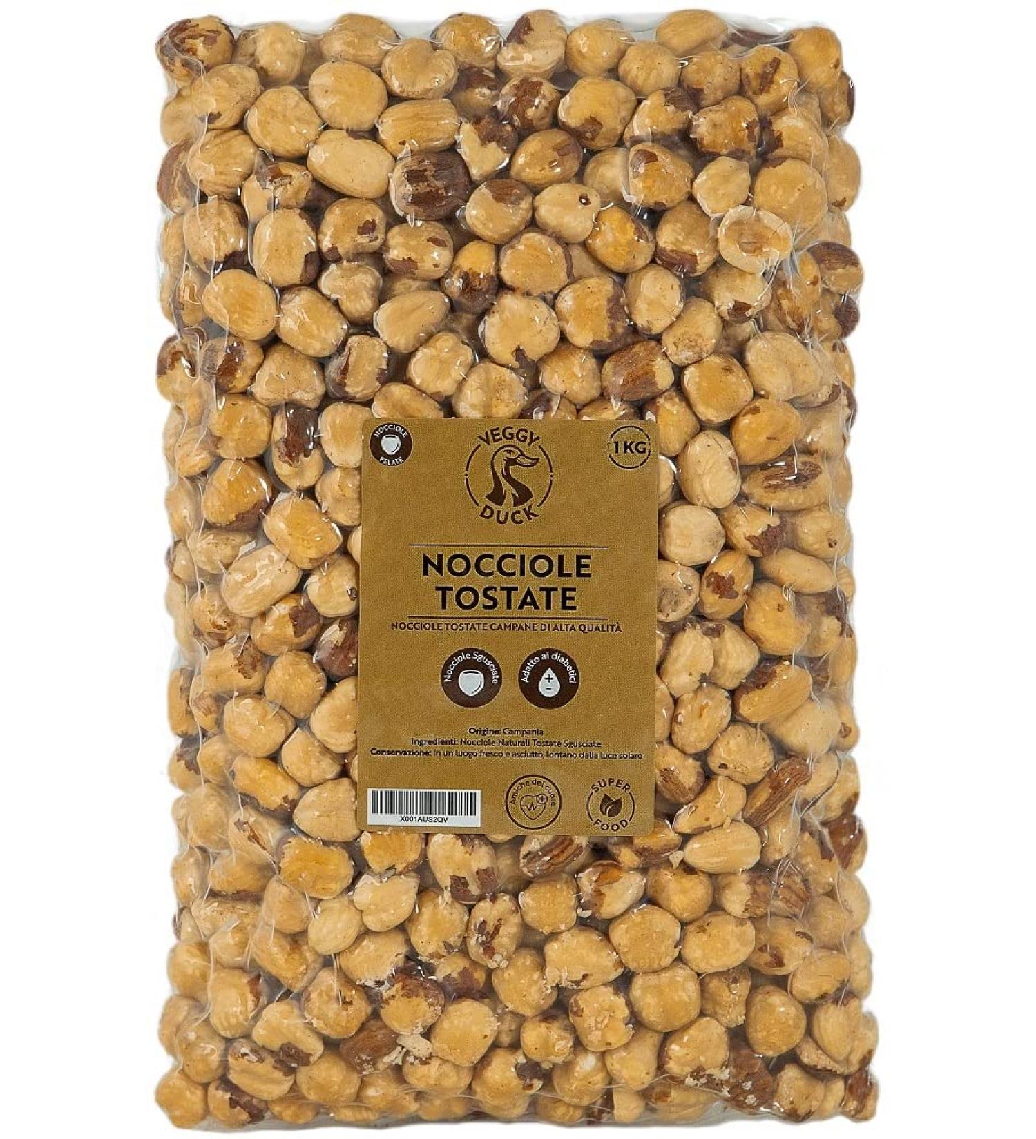 Veggy Duck - Toasted Hazelnuts (1kg) - Origin Italy | Natural - Buy Online on GoSupps.com