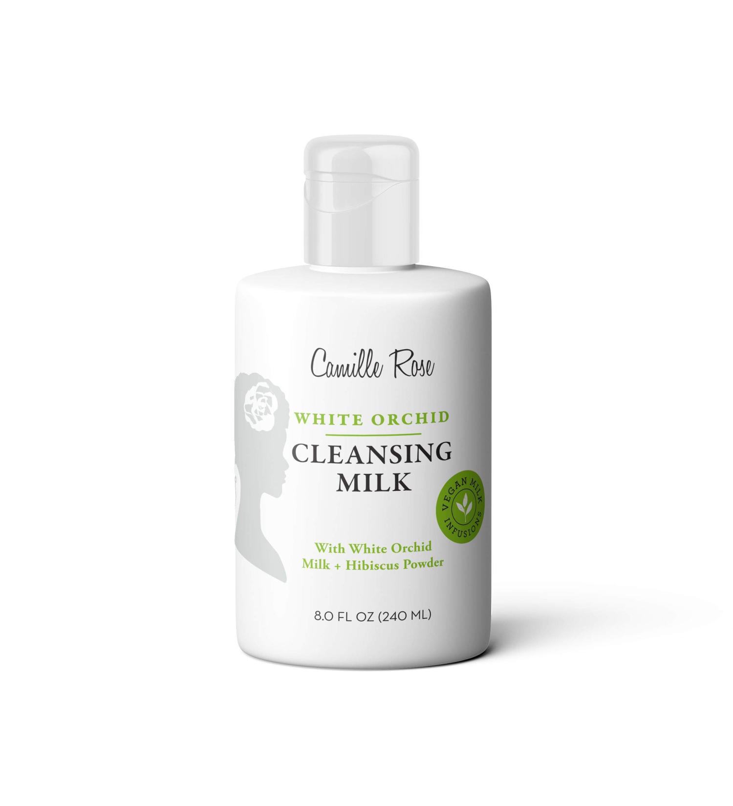 Camille Rose White Orchid Cleansing Milk - Soften & Nourish 8 fl oz (240 ml) - Buy Online on GoSupps.com