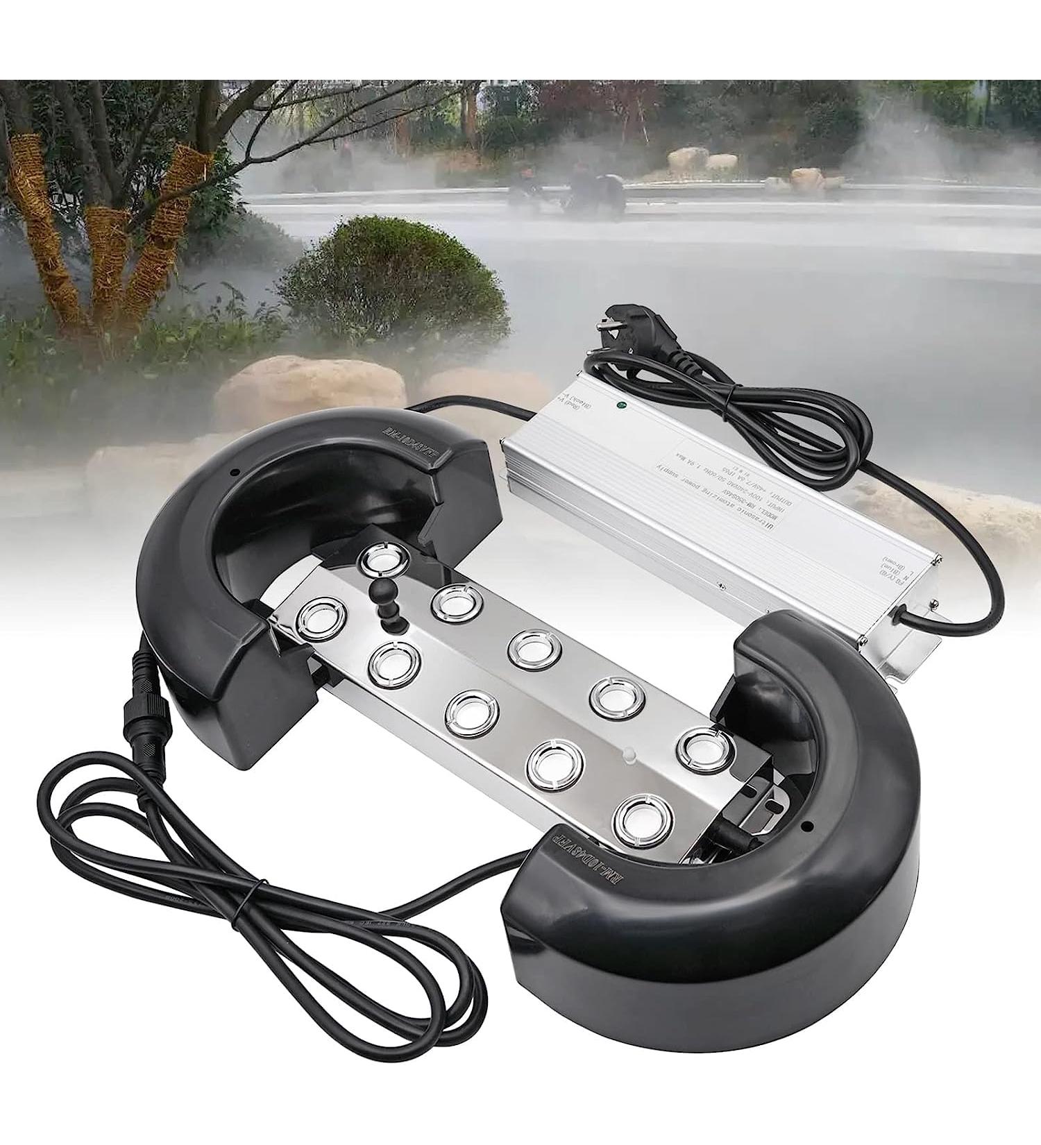 Mogoulua 10 Head Fog Maker - 7L/h Ultrasonic Fogger | 350W Waterproof Humidifier for Greenhouse Pond & Landscape Use - Buy Online on GoSupps.com