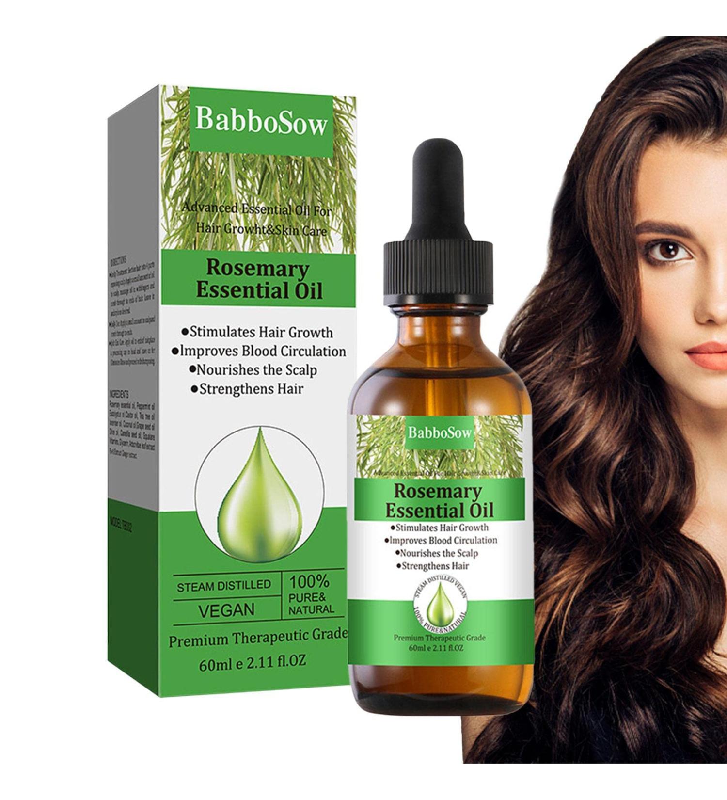 Fulenyi Rosemary Oil for Hair Growth - Pure Natural Bio-Rosmarin Oil 2.11 fl oz | Nourish Scalp & Stimulate Hair Growth - Buy Online on GoSupps.com