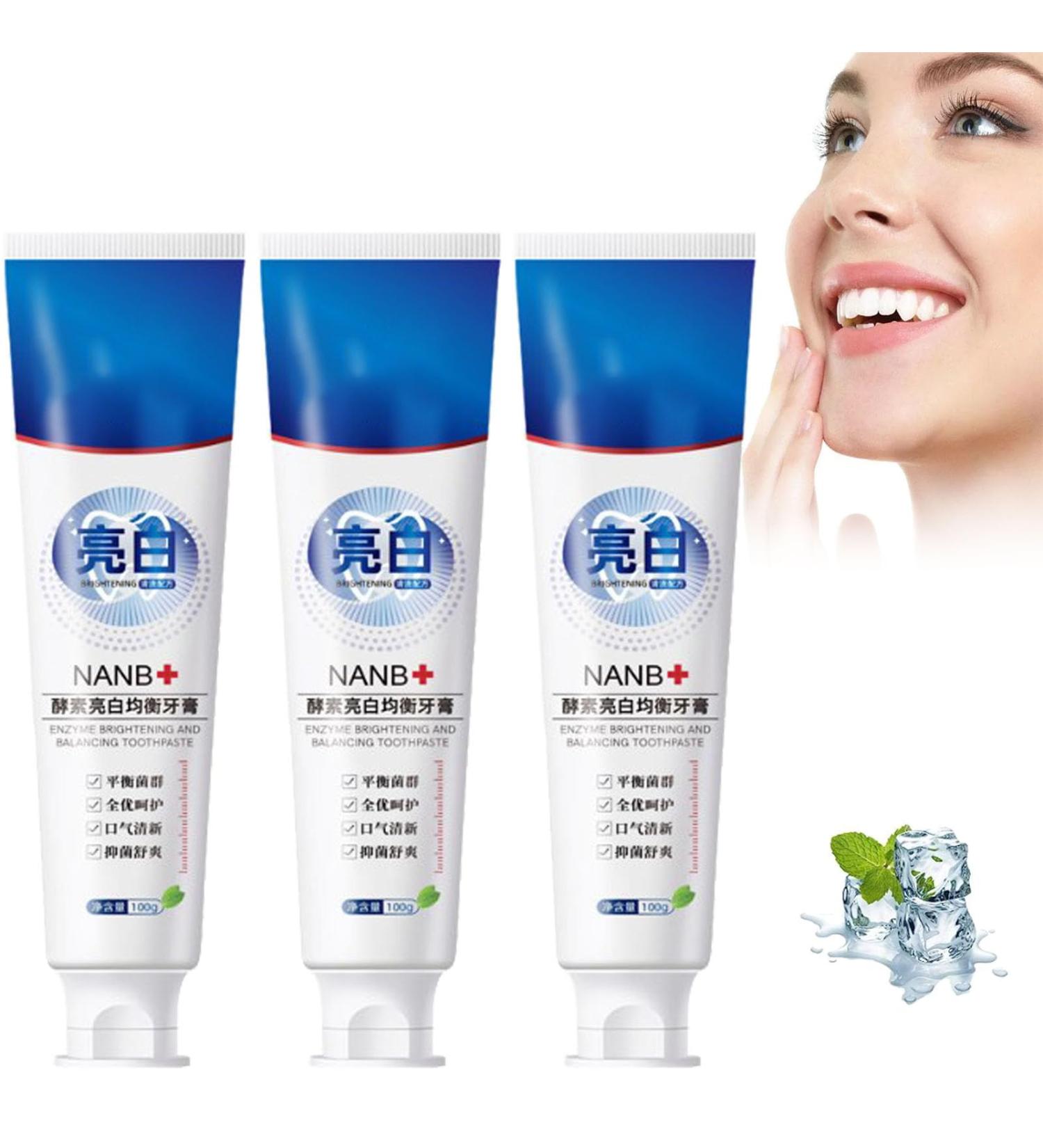Smile Doctor SP-4 Probiotic Rapid Whitening Toothpaste SP-4 Probiotics Whitening Toothpaste SP-4 Ultra Whitening Toothpaste Teeth Whitening Toothpaste Fresh Breath Toothpaste (3 Pcs) - Buy Online on GoSupps.com