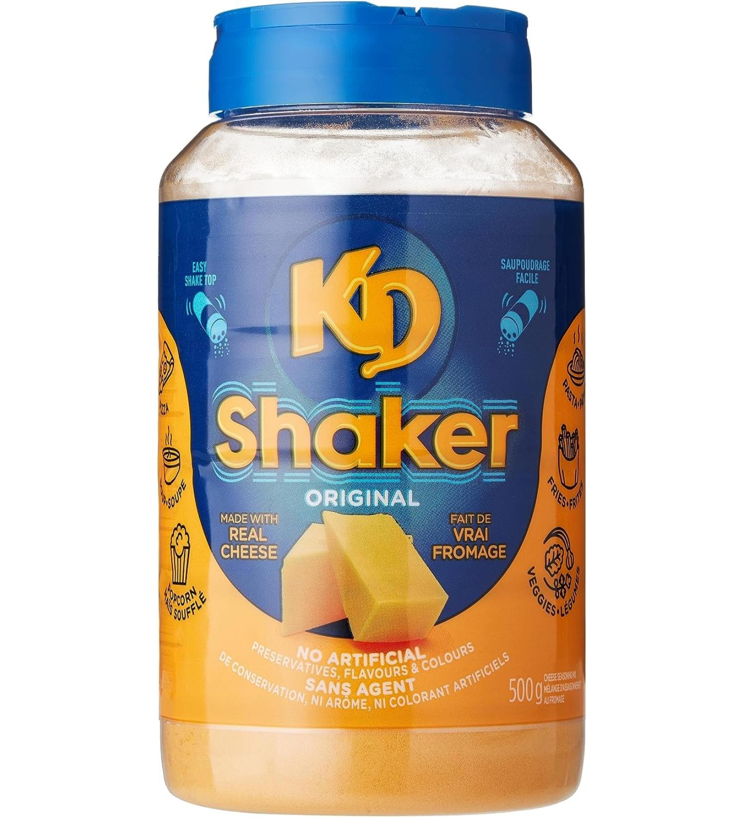 BIG MAPLE Trivia Cards with Cheese Seasoning Bundle. Includes (1) Bottle of Kraft KD Shaker Original Cheese Seasoning (500g) with BIG MAPLE Trivia Cards. Made with Real Cheese. Great for Soup Pizza Popcorn. - Buy Online on GoSupps.com