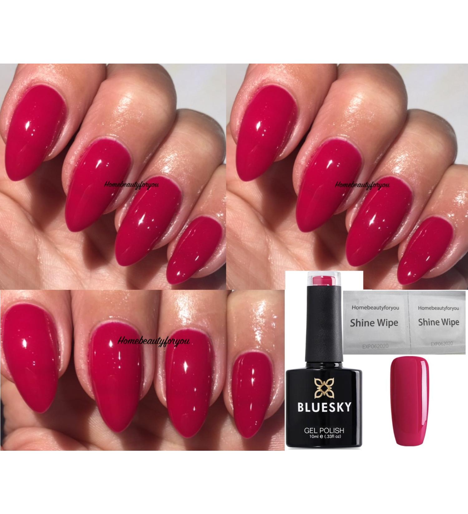Bluesky Gel Polish Pink Strawberry Nail FIREGLOW A11 UV LED Soak Off 10ml OFFER - Buy Online on GoSupps.com