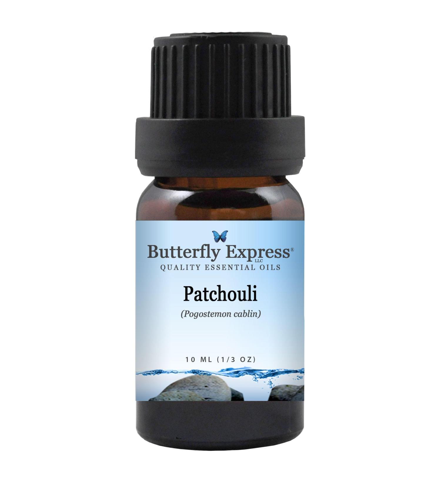 Patchouli Essential Oil 10ml - 100% Pure - by Butterfly Express