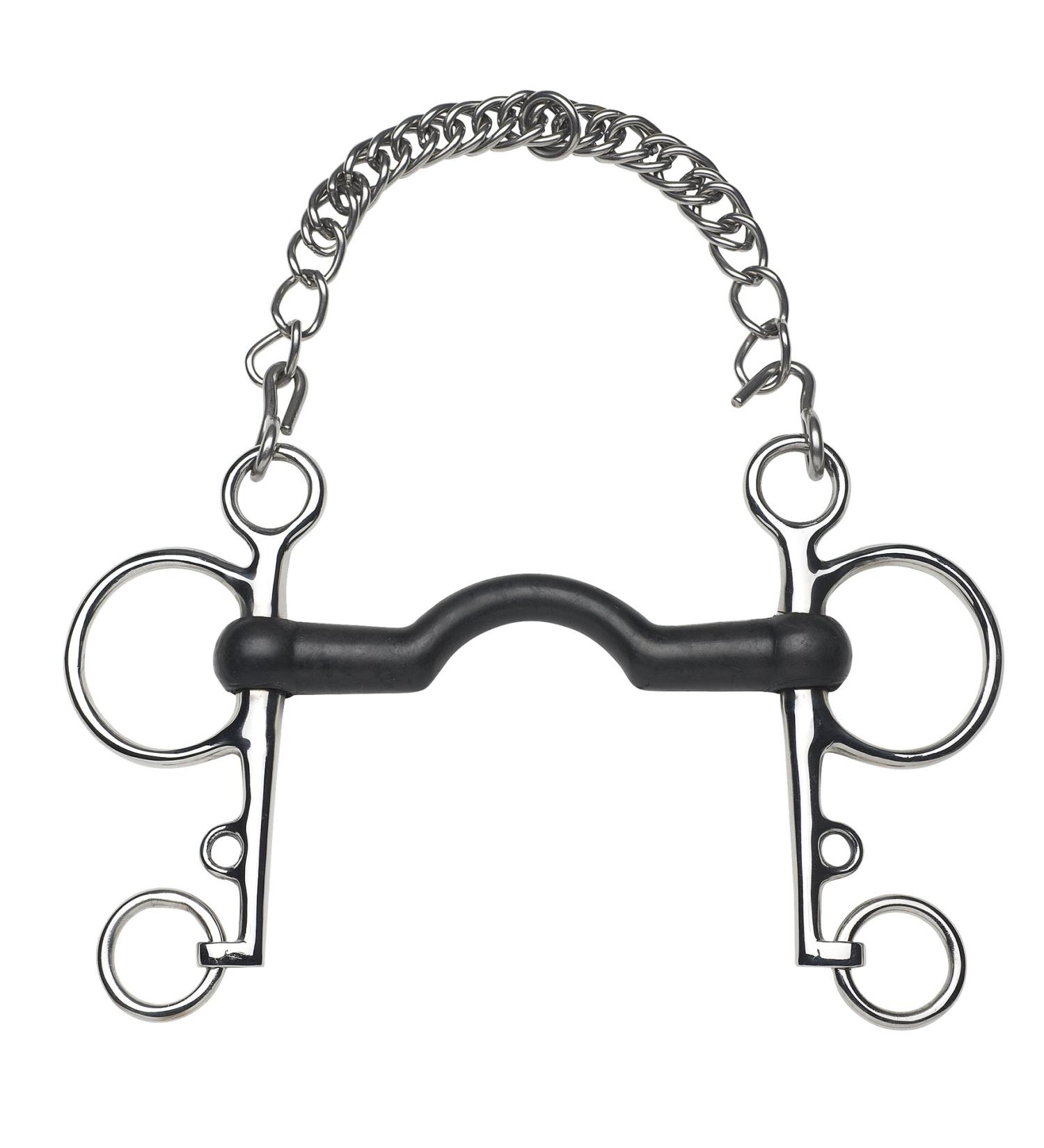 Feeling 604631 Pelham Bit made of rubber Unisex 604631 115 mm multi-coloured