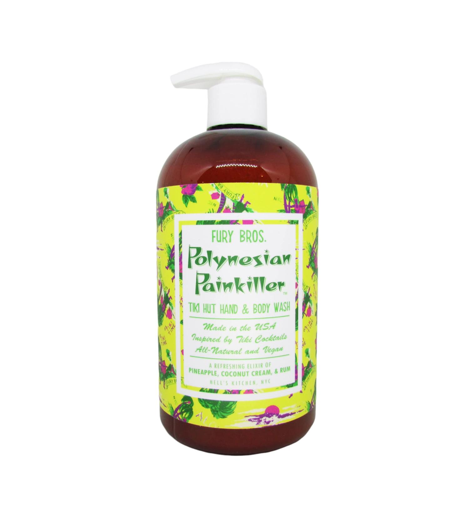 Fury Bros. Tiki Hut Hand & Body Wash - Polynesian Painkiller 16 Oz - Buy Online on GoSupps.com