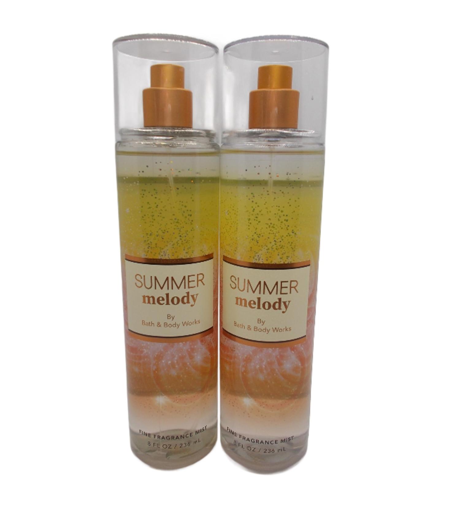 Bath & Body Works Summer Melody Fine Fragrance Body Mist Gift Set 8 oz Pack Lot of 2 (Summer Melody) 16.0 Fl Oz - Buy Online on GoSupps.com
