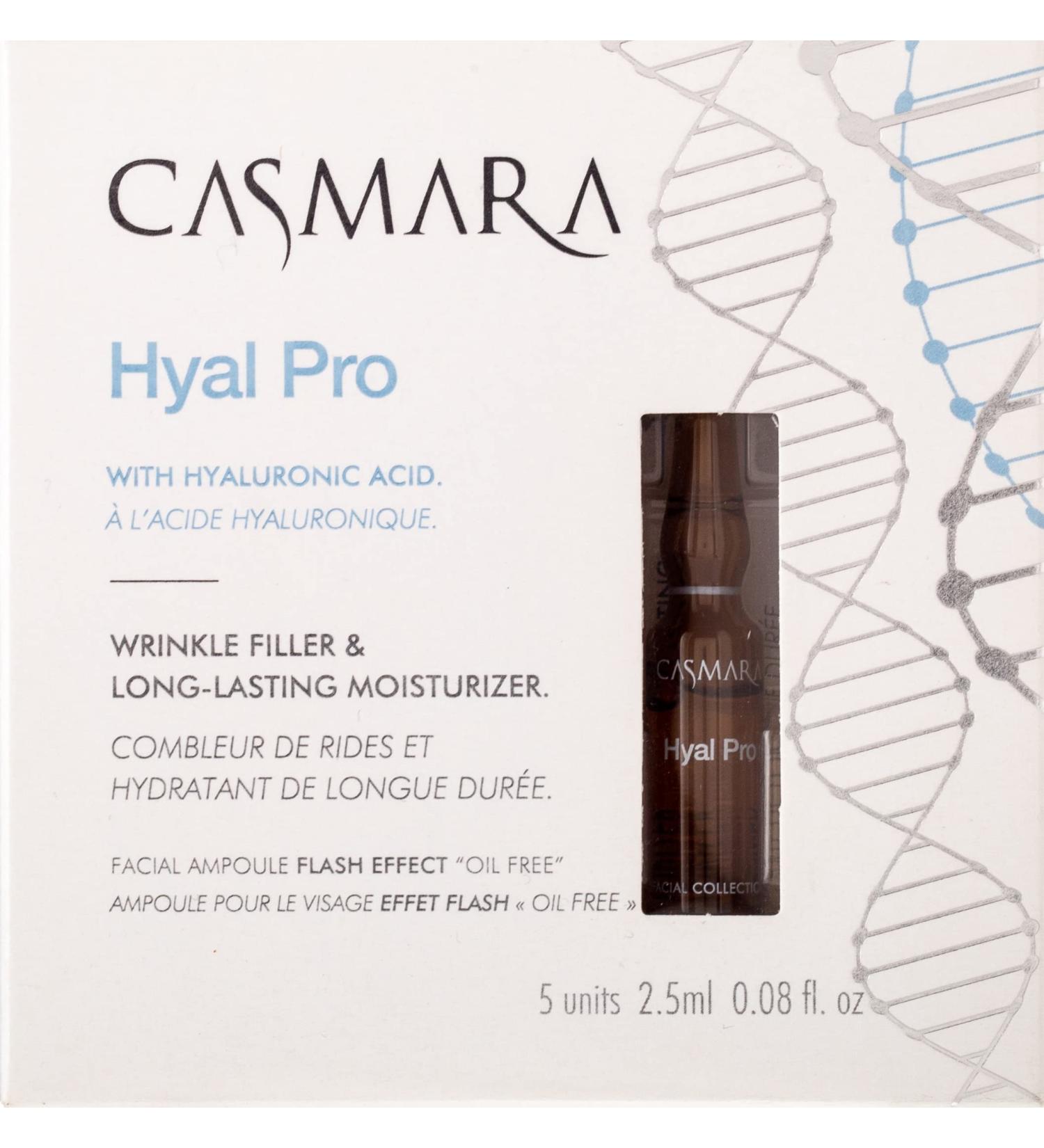 Casmara HYAL PRO Facial Ampoules - Flash Effect Pouch (5 Units) | Revitalize Your Skin Instantly - Buy Online on GoSupps.com