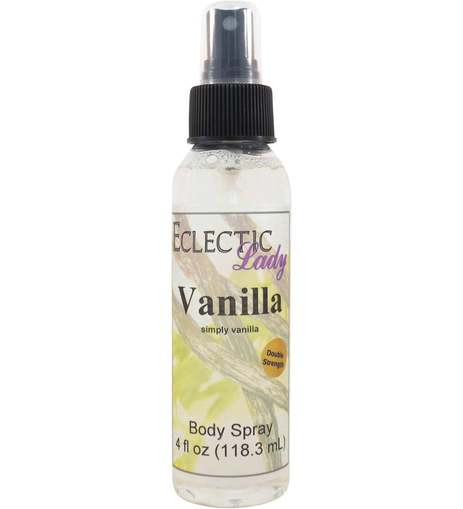 Vanilla Body Spray (Double Strength) 4 ounces Body Mist for Women with Clean Light & Gentle Fragrance Long Lasting Perfume with Comforting Scent for Men & Women Cologne with Soft Subtle Aroma 4 Fluid Ounces (Double Strength) - Buy Online on GoSupps.com