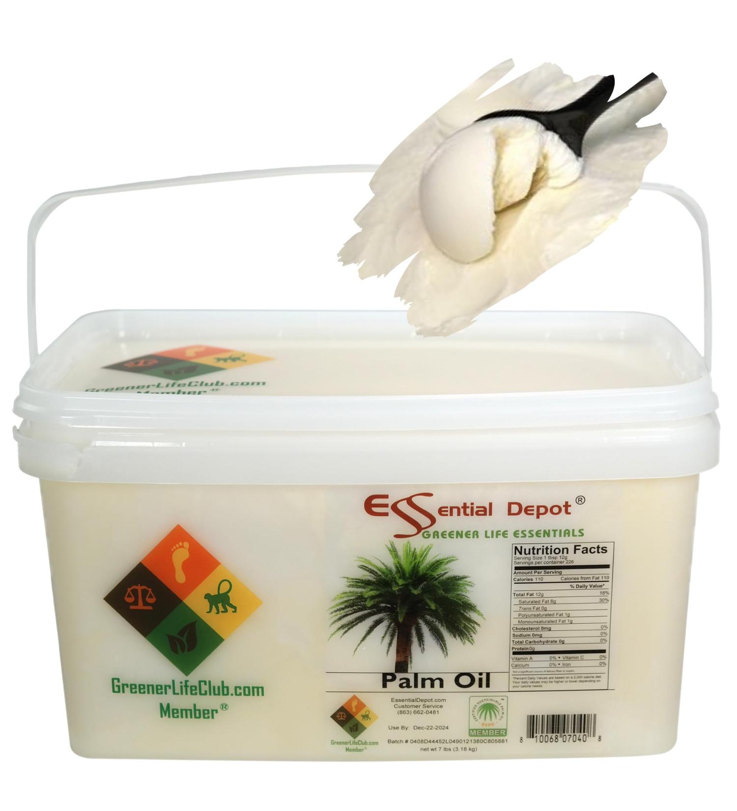 Buy RSPO Certified Sustainable Palm Oil - 7 lb - Food Safe | Greener Life Club Box - Buy Online on GoSupps.com