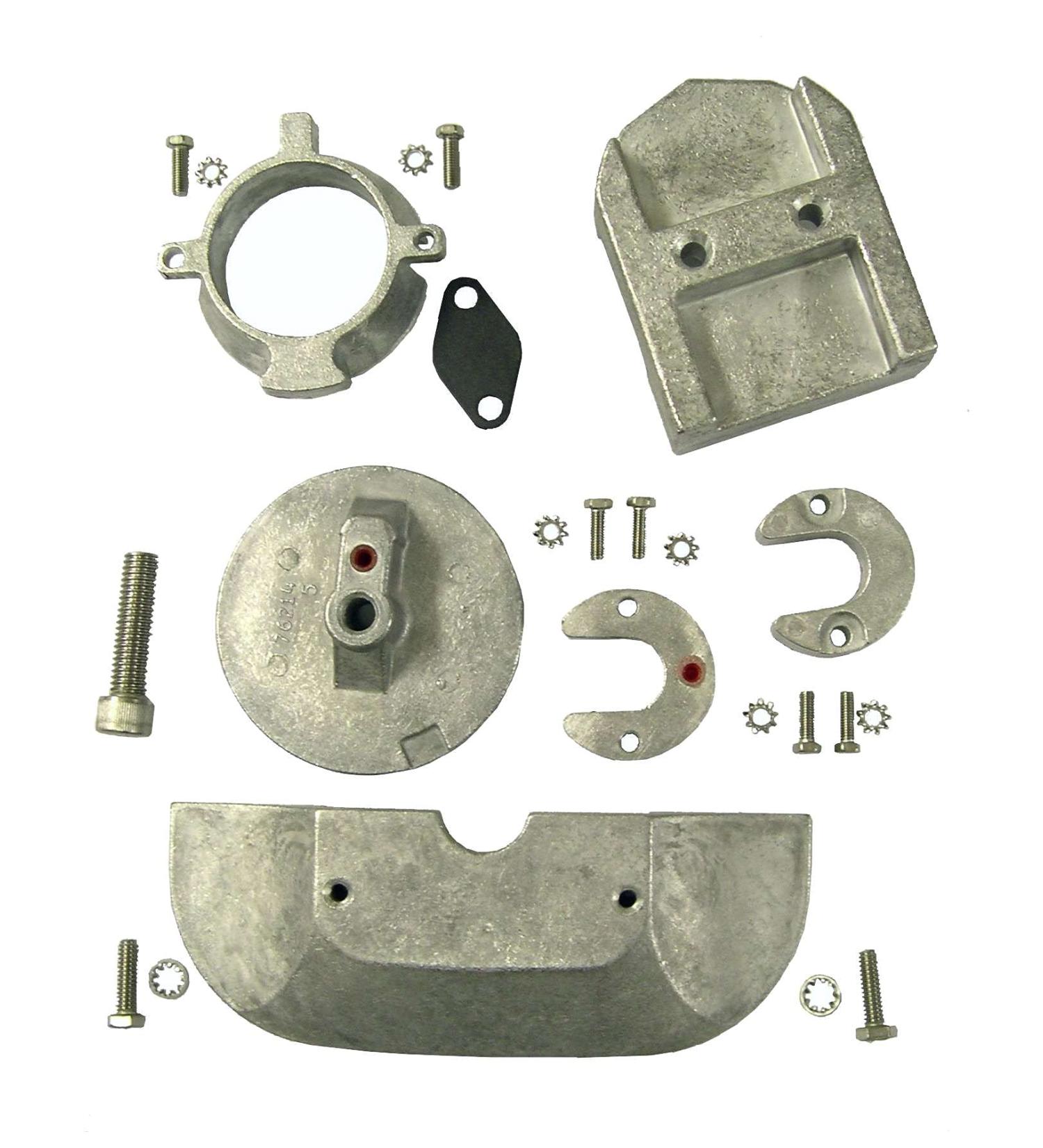 Tecnoseal Anode Kit w/Hardware - Mercury Alpha 1 Gen 2 - Magnesium