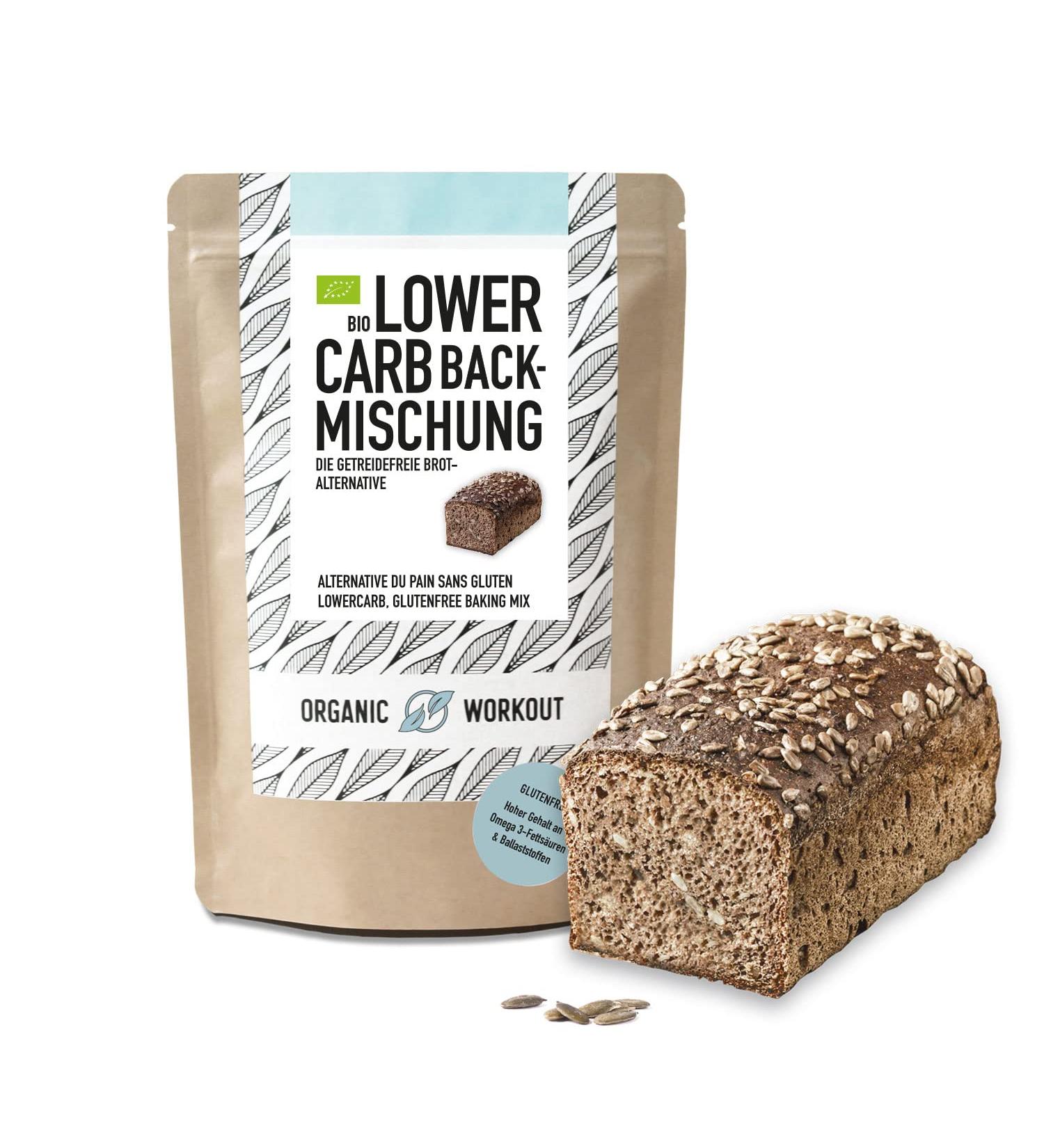 Lower Carb Organic Vegan Gluten-Free Bread Mix - 350g | Keto-Friendly High Protein No Cereals or Milk Ideal for Workouts - Buy Online on GoSupps.com