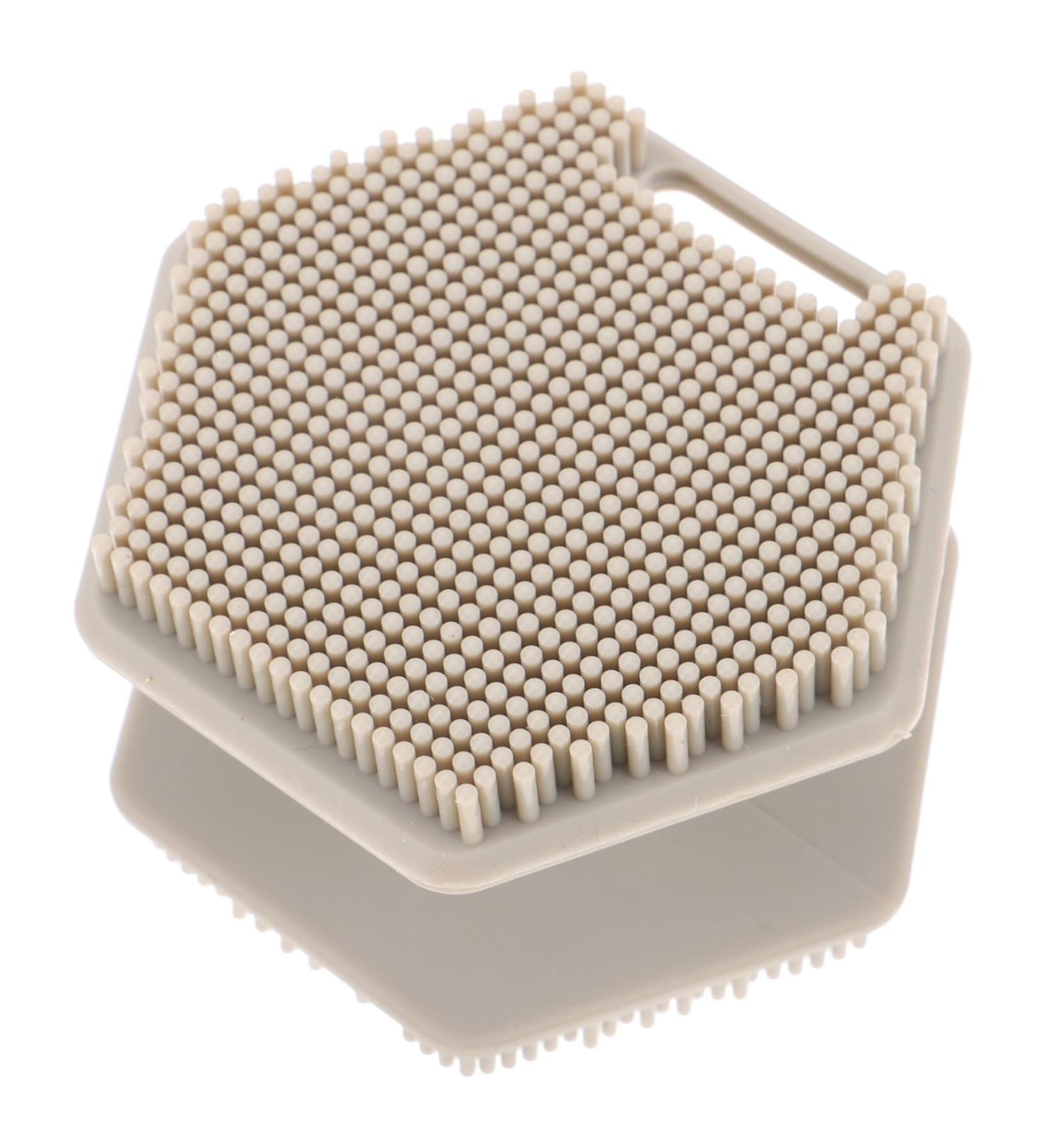 Ipetboom Silica gel cleaning brush face brush beard brush silicone face cleansing brush face cleansing brush scrubber face facial brush face exfoliator makeup brush washbasin 6.50X6.50X4.00CM Grey - Buy Online on GoSupps.com