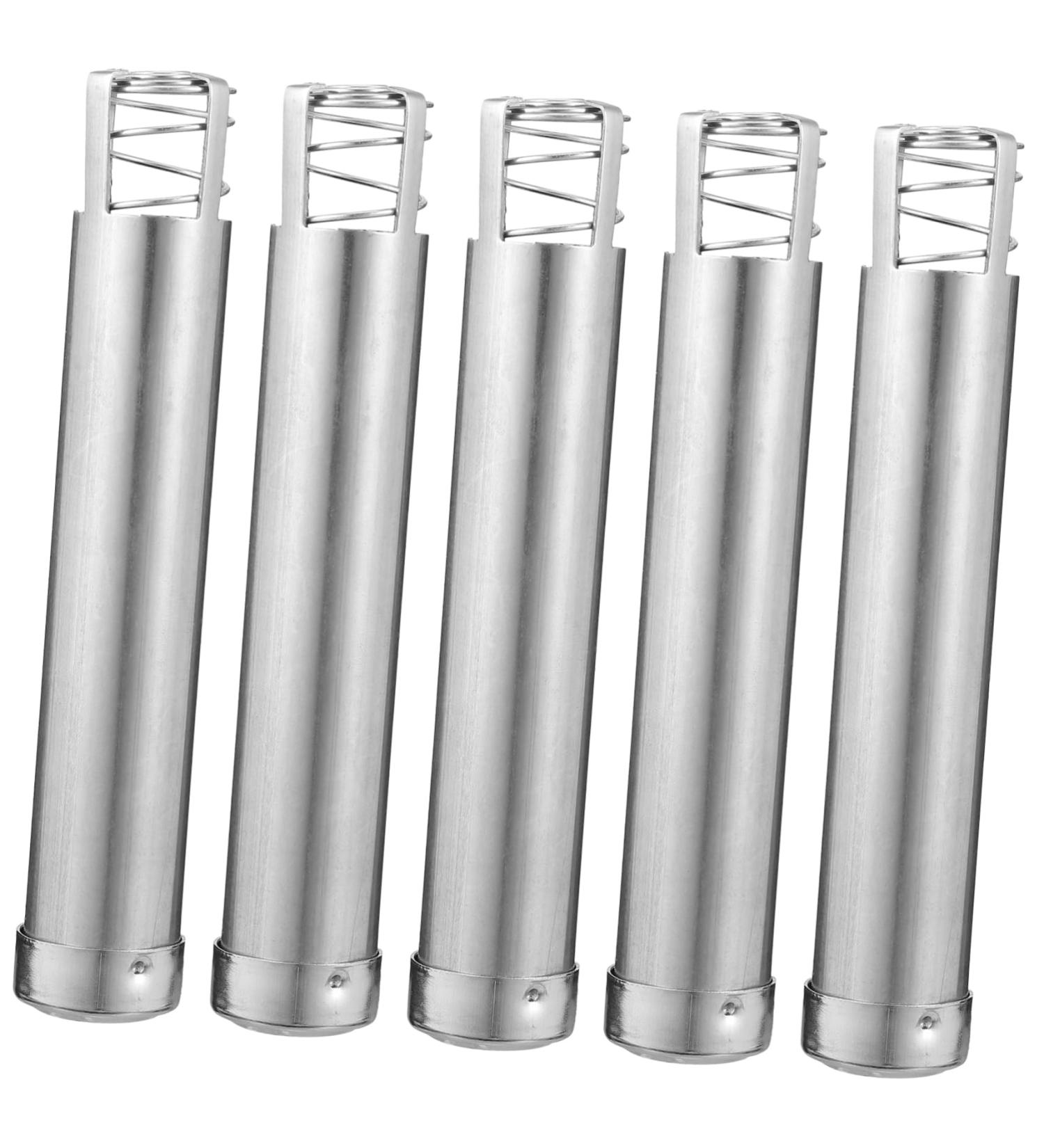 OHPHCALL 5pcs Moxa Pusher Body Massager Moxa Heat Tank for Tendonitis Bathroom Organizer Moxa Tank for Muscle Stiffness Rod Roller Toys Moxibustion Furnace Stainless Steel - Buy Online on GoSupps.com