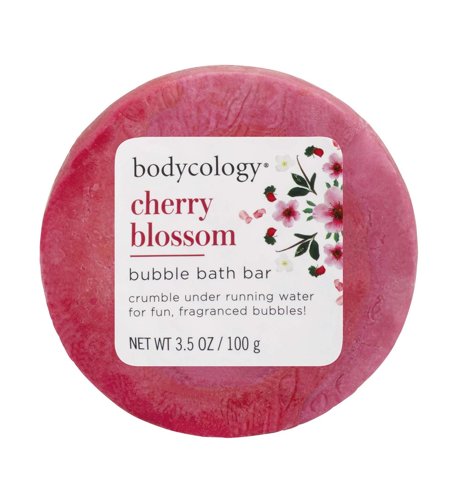 Bodycology Bubble Bath Bar - Cherry Blossom - 100G | Luxurious Relaxation & Soothing Aroma | Shop Internationally - Buy Online on GoSupps.com