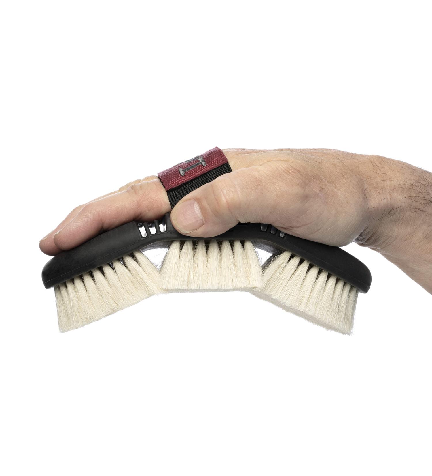 Flexi Goats Hair Body Brush - Black | Premium Quality for Gentle Grooming - Buy Online on GoSupps.com