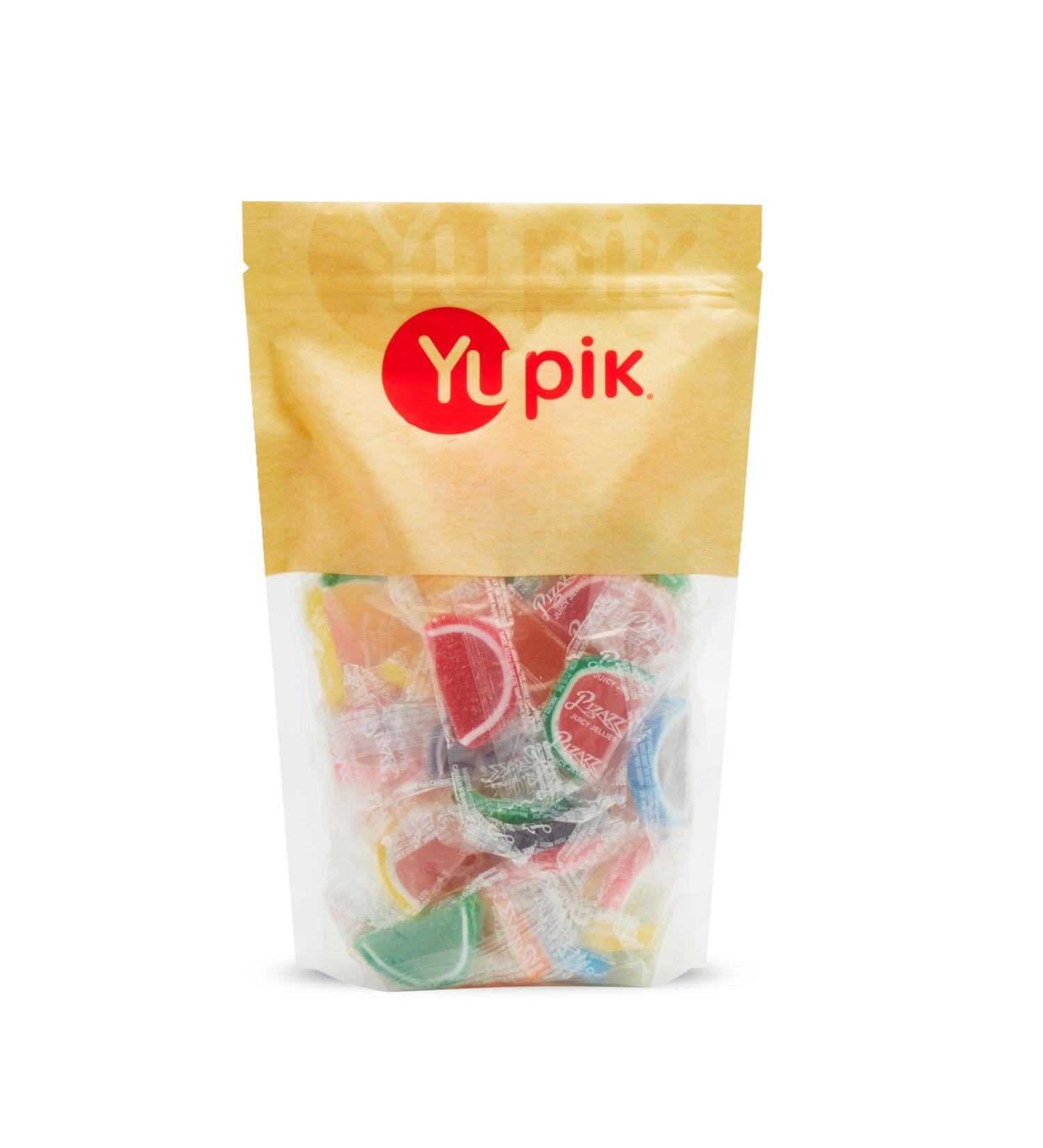Yupik Wrapped Fruit Flavored Jelly Slices 1 kg Gluten-Free Individually Wrapped Candy Fruity Flavors Sugary Coating Delicious Snacks Ideal for Gifting Halloween & Holidays 1 kg (Pack of 1) - Buy Online on GoSupps.com