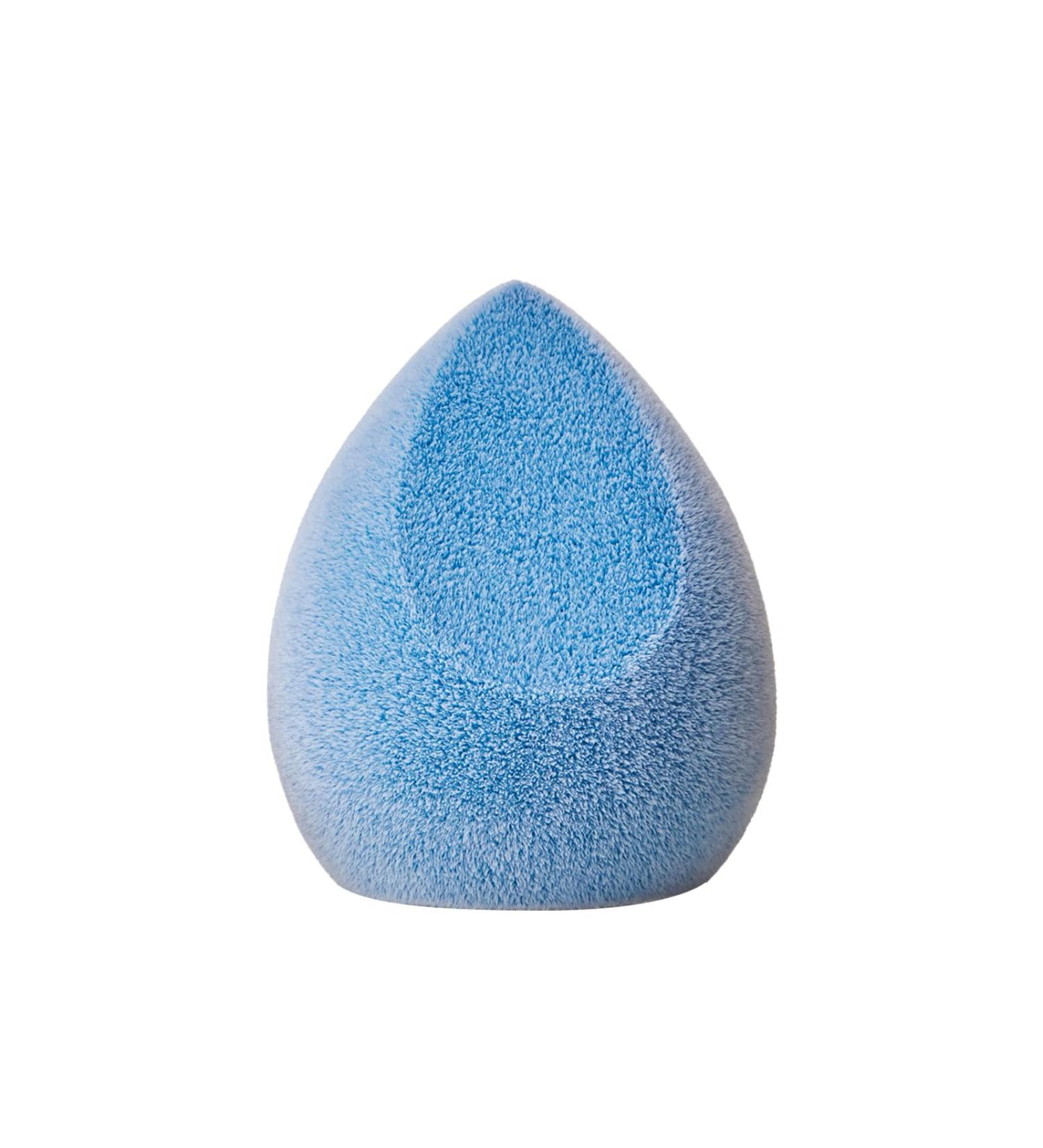 JUNO & Co. Microfiber Makeup Sponge - Dual Layer Flawless Blender for Foundation Powder & Cream (Velvet Blue) - International Shipping Available - Buy Online on GoSupps.com