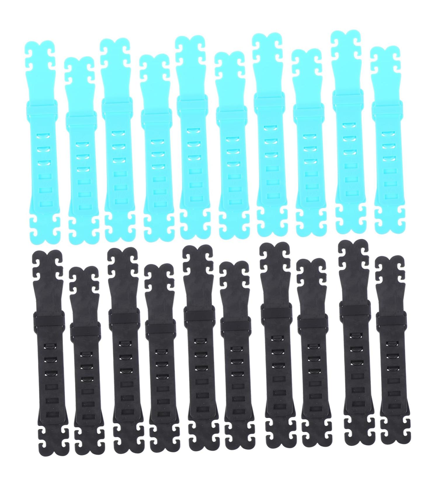 Anneomas 20-Pack Mask Clips for Children | Earring Buckles & Strap Extensions for Comfort | Stress Relief Mask Hooks - Buy Online on GoSupps.com