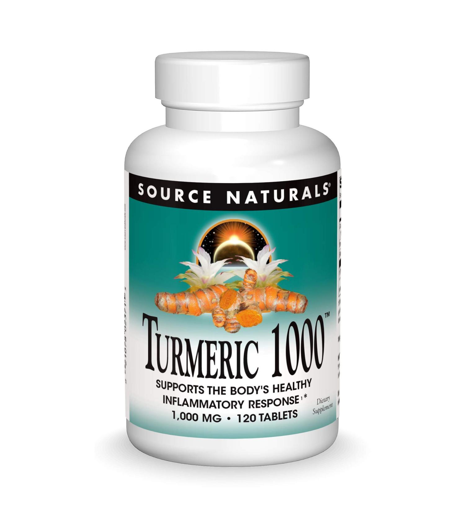 Source Naturals Turmeric 1000 - 1000mg, 120 Tablets - Buy Online on GoSupps.com