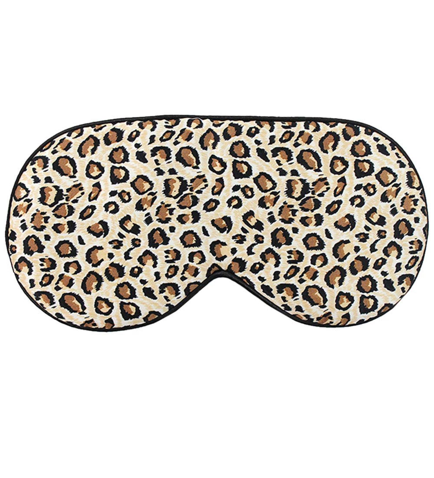 Aisa Women Leopard Print Stylish Sleeping Mask - Brown - Buy Online on GoSupps.com