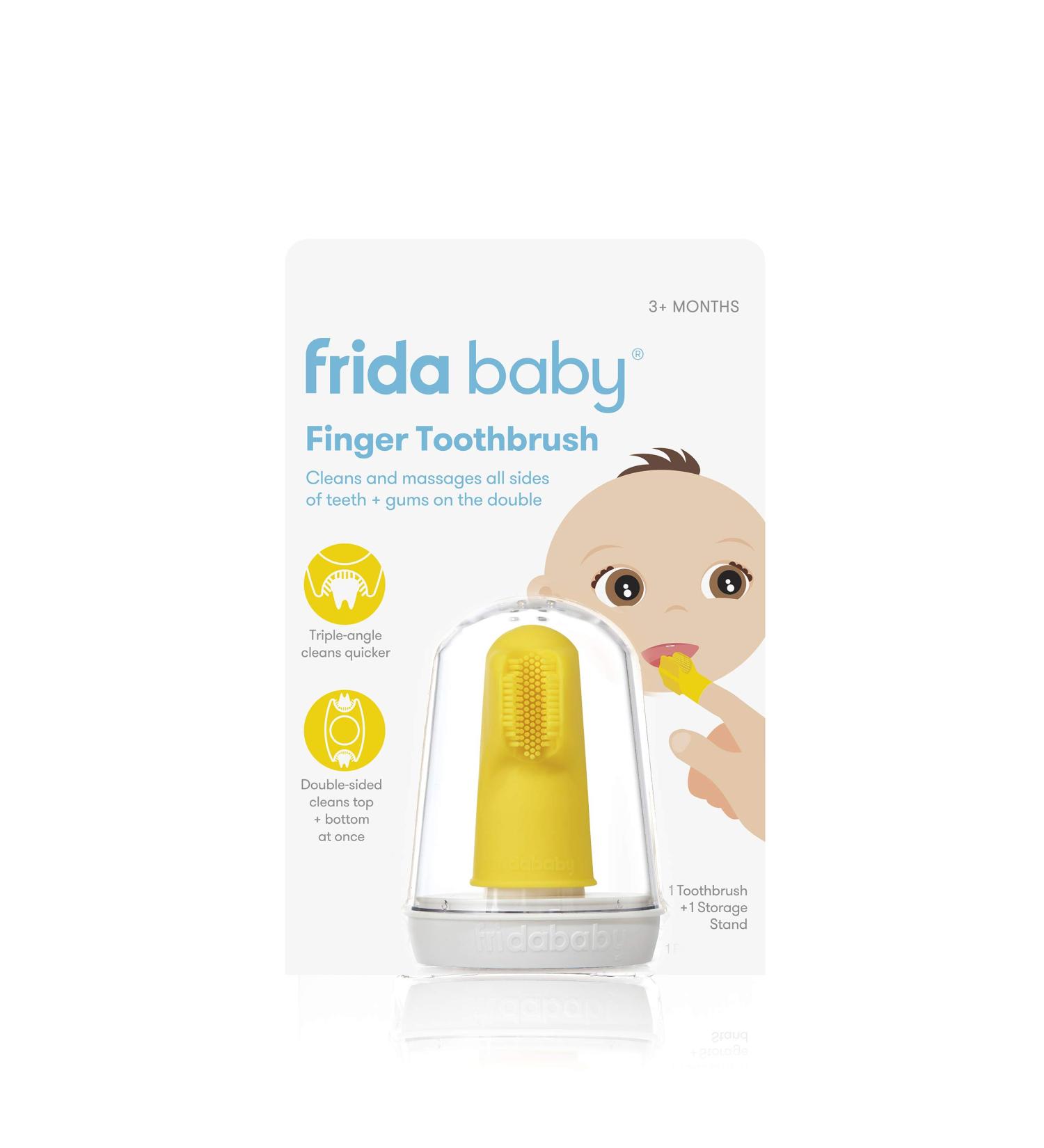 Frida Baby SmileFrida the Finger Toothbrush Finger Toothbrush for Babies (3M+) Single - Buy Online on GoSupps.com