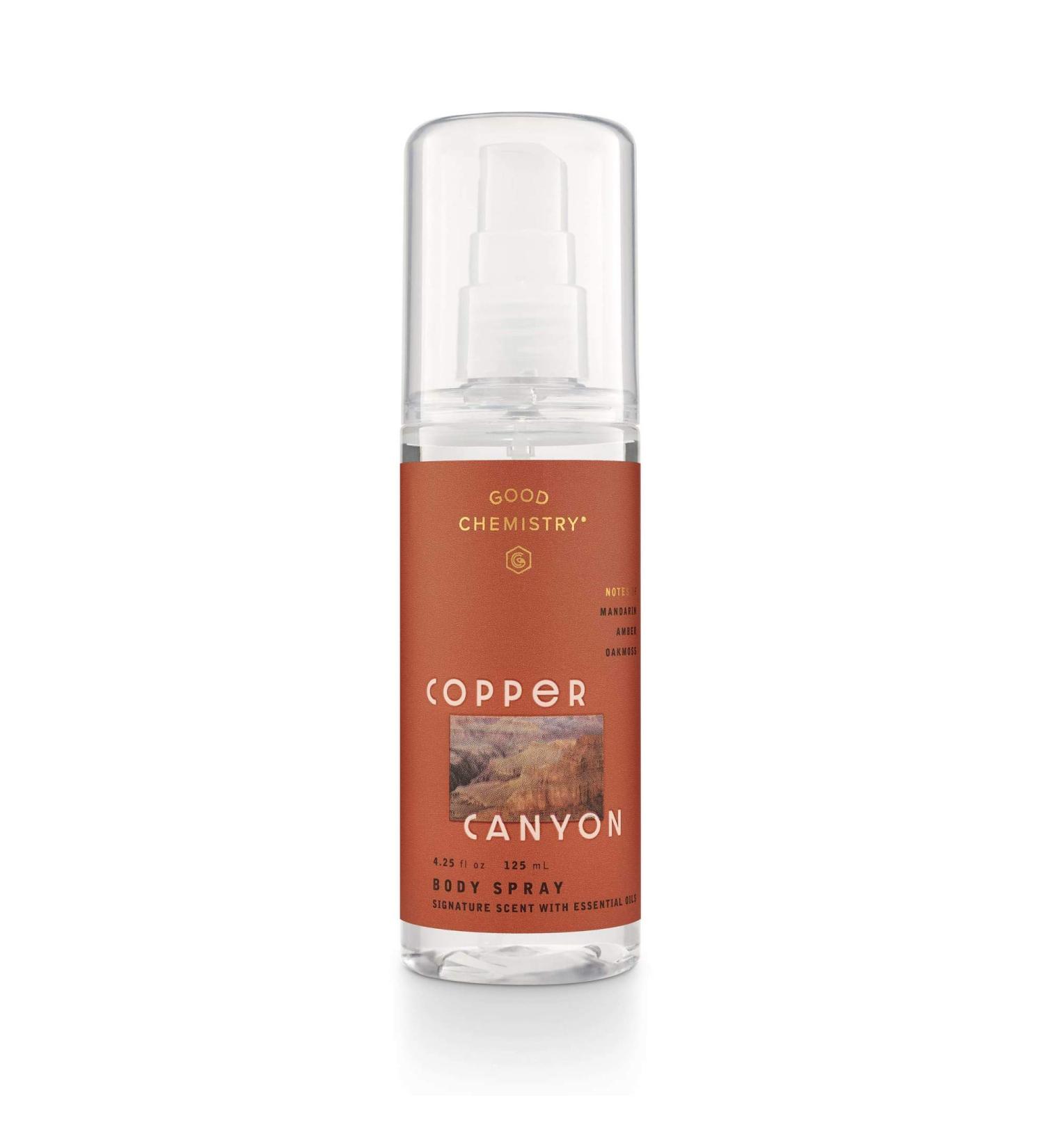 Good Chemistry Copper Canyon Body Mist Copper Canyon 4.25 Fl Oz (Pack of 1)