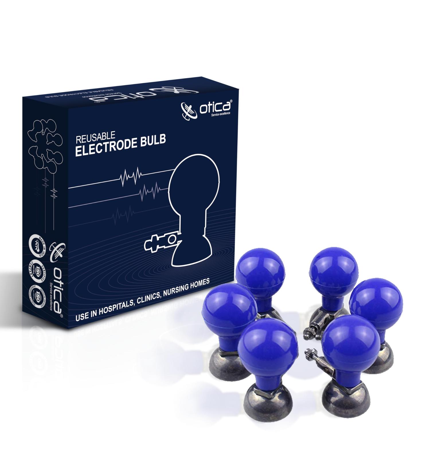 Otica ECG/EKG Chest Suction Ball Electrode - Adult Size (6 PCS) Blue - Buy Online on GoSupps.com