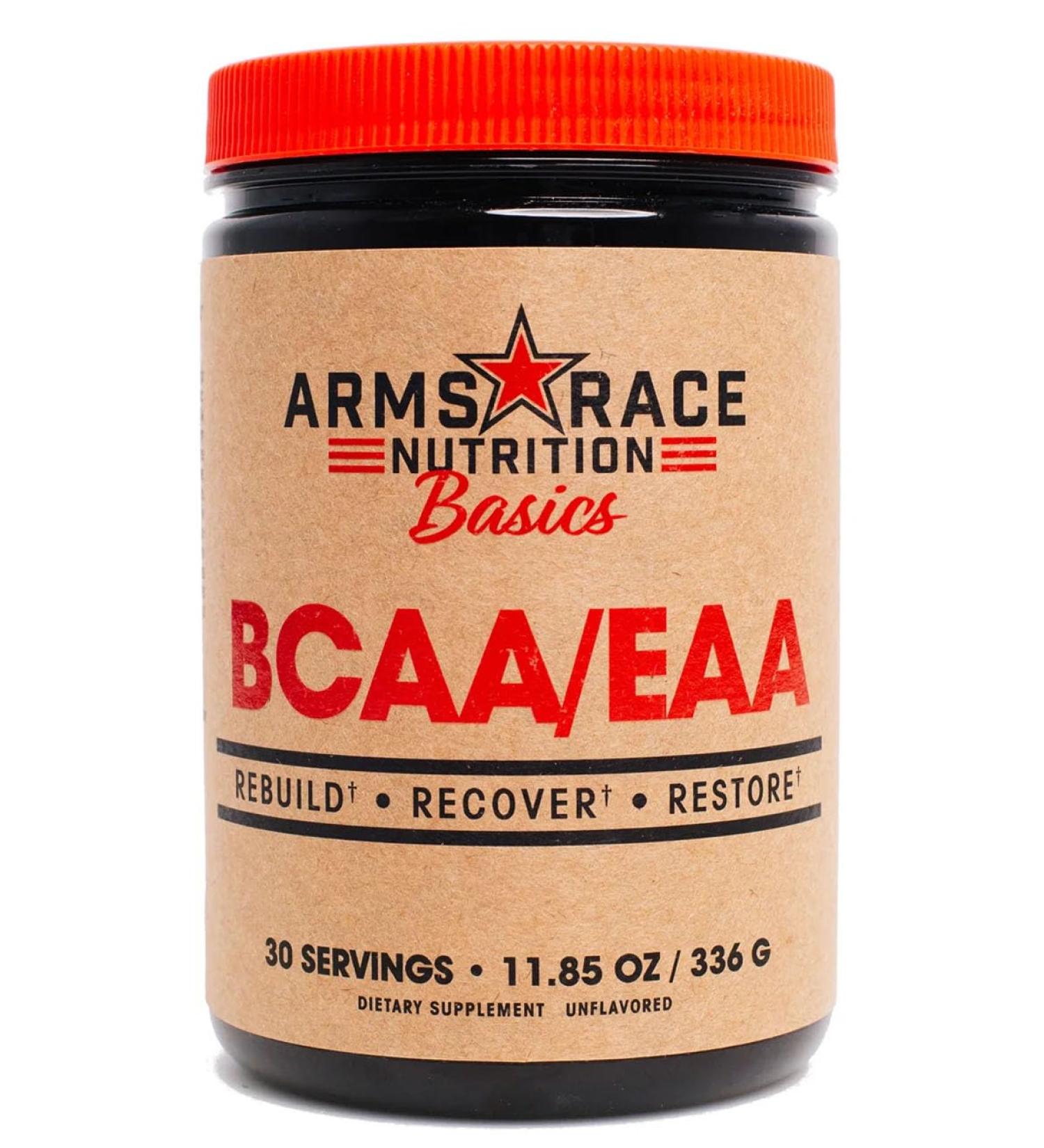 Buy Arms Race Nutrition BCAA/EAA Powder - 6G BCAA 4G EAA 30 Servings (Unflavored) - International Shipping Available - Buy Online on GoSupps.com