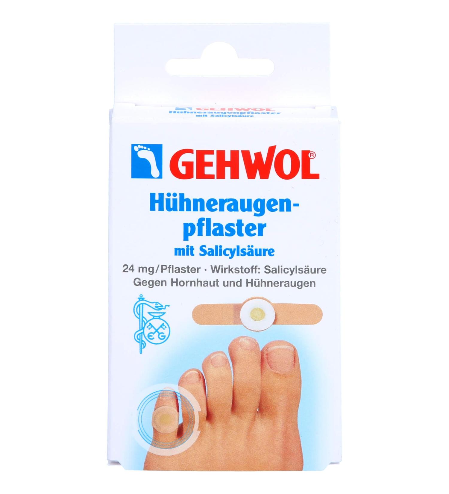GEHWOL Corn Plasters with Salicylic Acid - 6 Pcs for Effective Corn Removal | Fast International Shipping - Buy Online on GoSupps.com