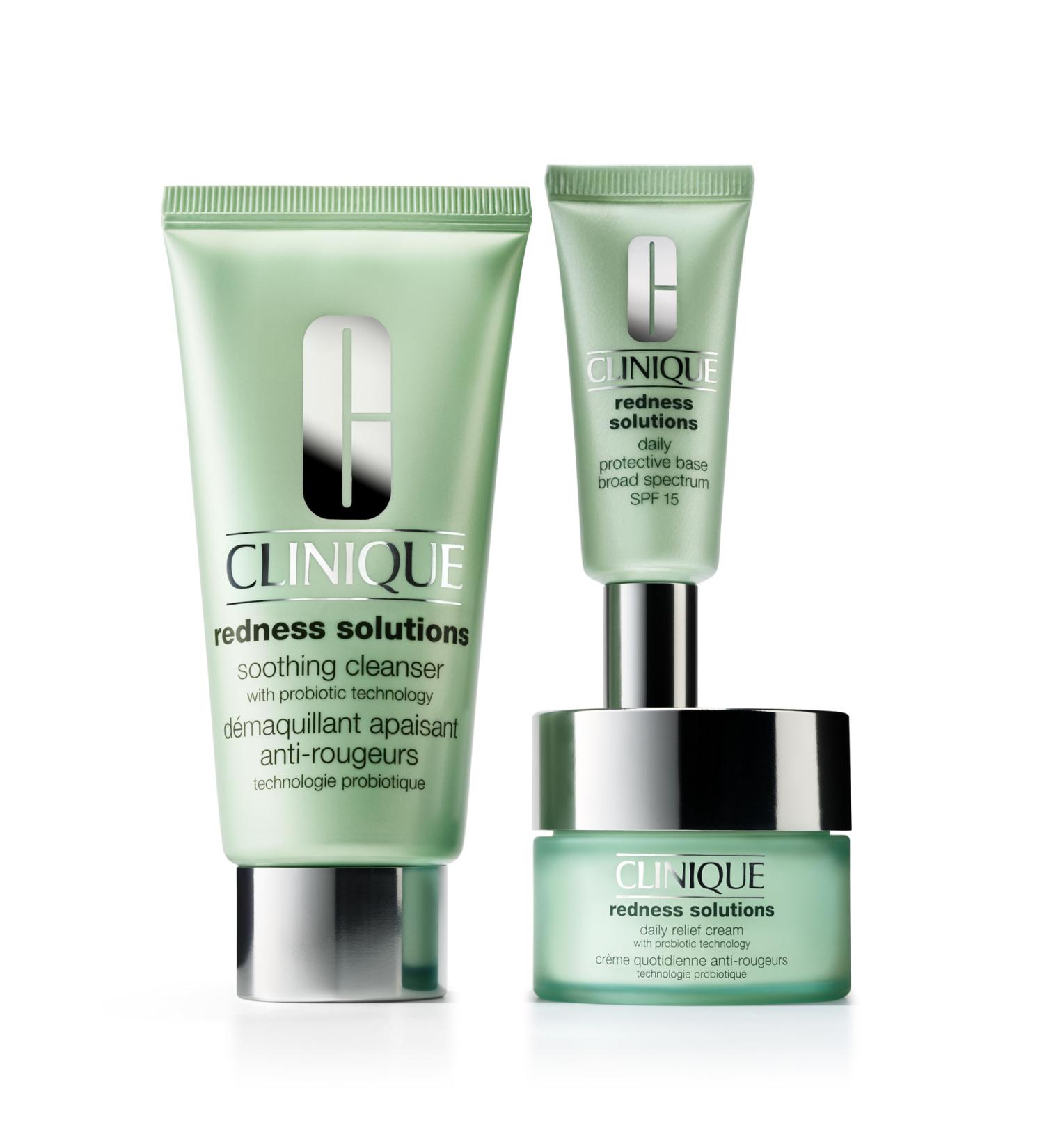 Clinique Redness Solutions Skincare Set | Calming & Protecting Regimen for Rosacea-Prone Skin | International Shipping Available - Buy Online on GoSupps.com