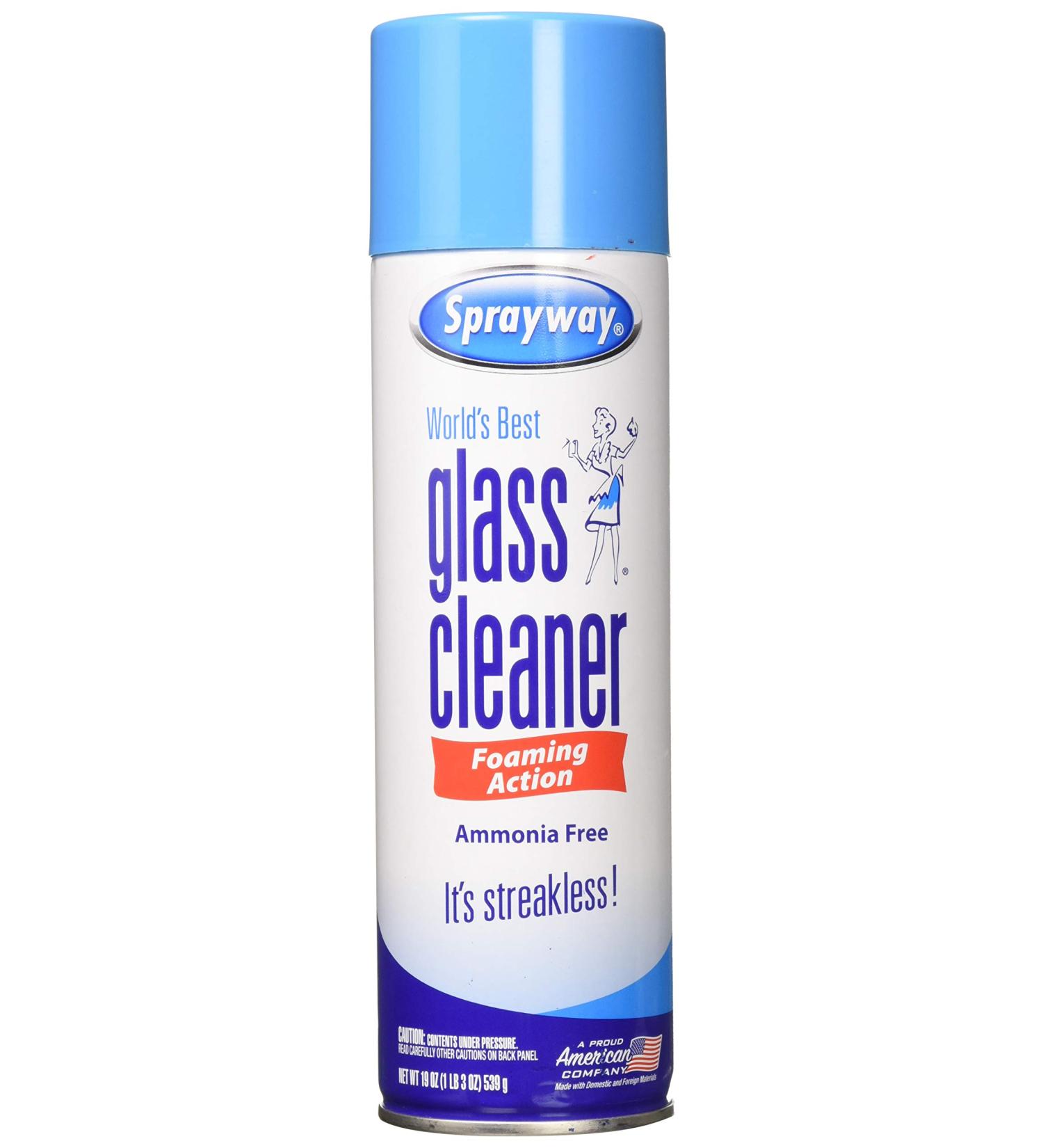 Sprayway Streakless Glass Cleaner 19 oz (3 Pack) - Made in USA - Blue and White - 19 Ounce (Pack of 3) - Buy Online on GoSupps.com