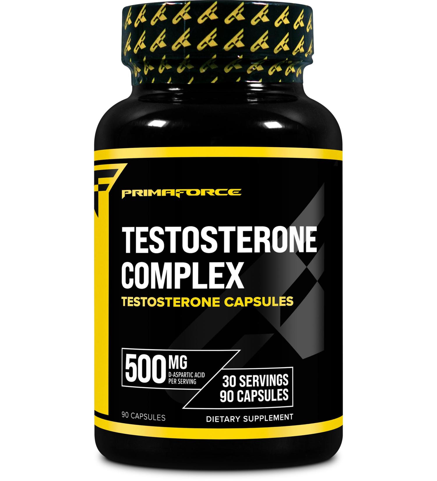 Primaforce Testosterone Complex 90 Capsules 500mg D-Aspartic Acid Per Serving 30 Servings - Buy Online on GoSupps.com