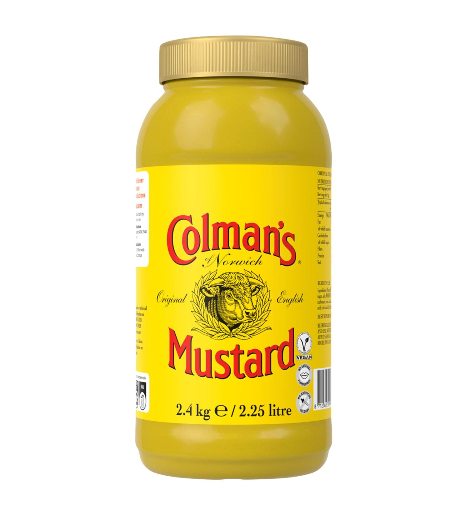 Colman's English Mustard 2.25 Litre - Authentic Mustard Condiment for Bulk Use - Buy Online on GoSupps.com