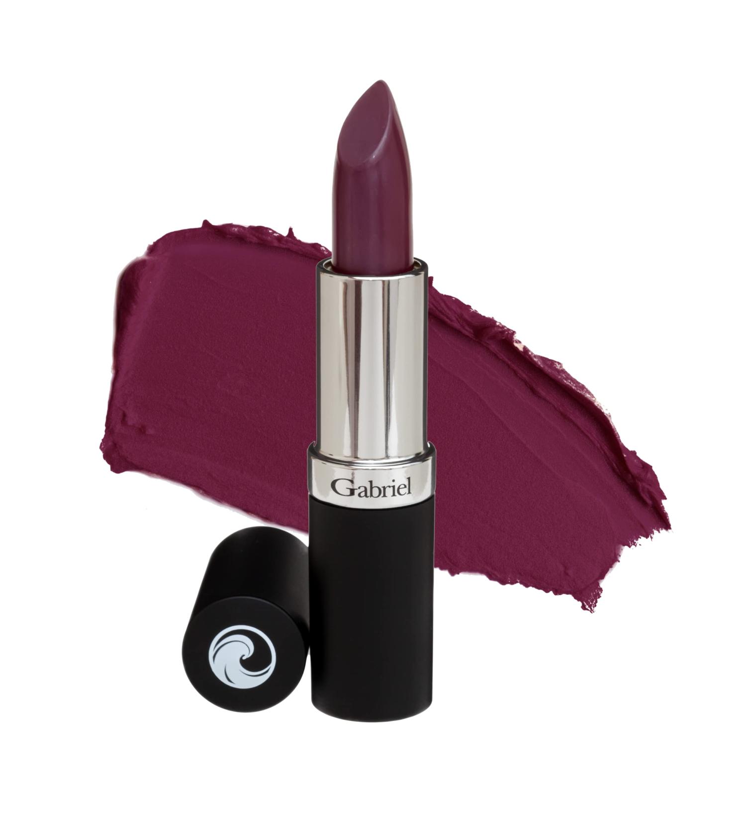 Gabriel Cosmetics Meritage Dark Wine Lipstick - Natural, Paraben-Free, Vegan, Non-GMO - 0.13 Oz - Buy Online on GoSupps.com