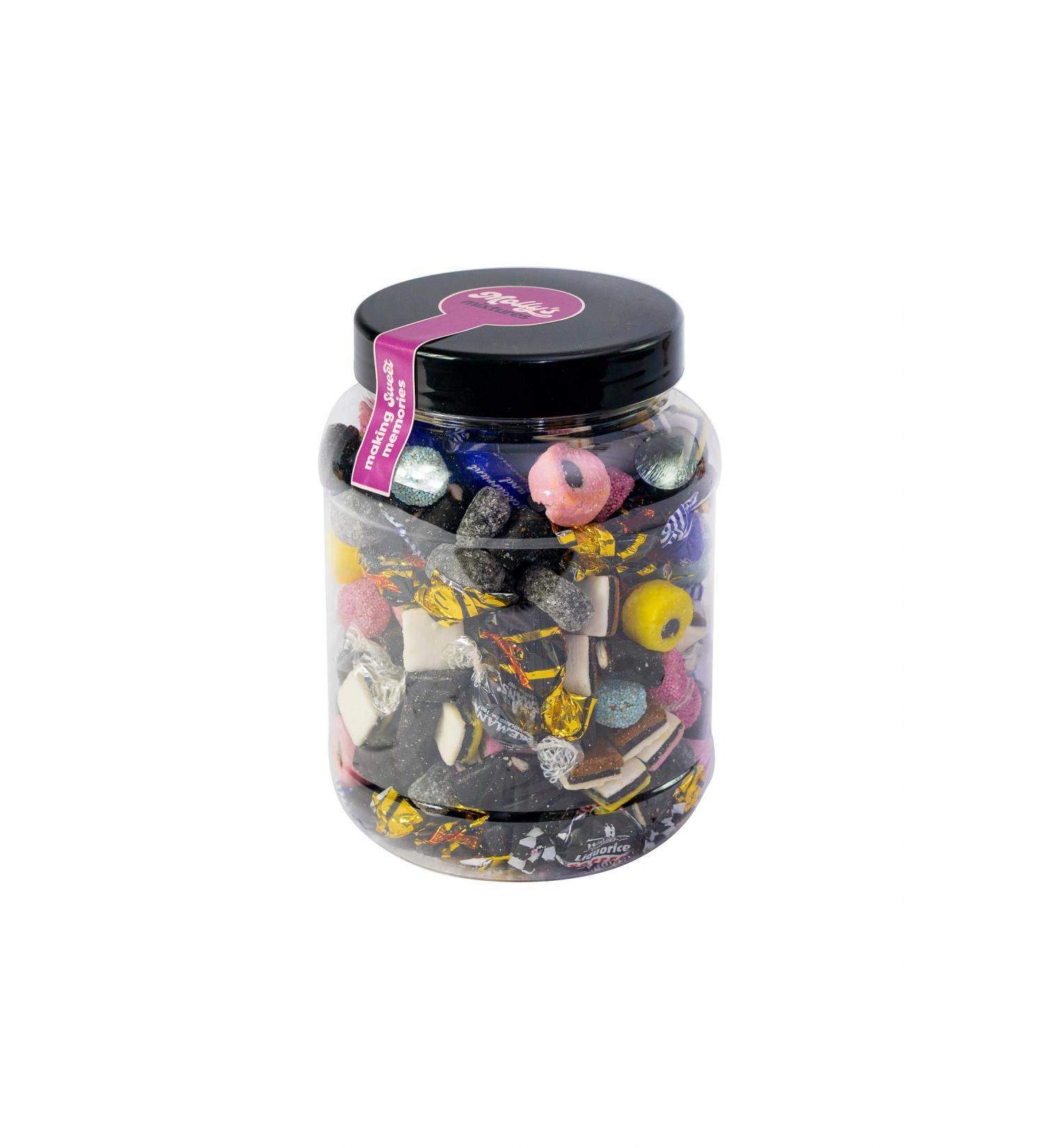 Molly's Mixtures 'Happy Birthday' Jar - Liquorice Mix - LARGE