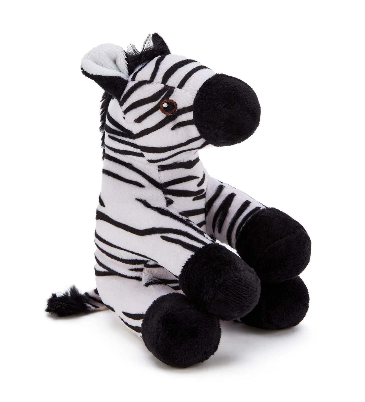 Zappi Co Children's Soft Cuddly Plush Toy Animal - 12-15cm Zebra Plush Toy - Perfect Snuggly Playtime Companion for Kids - Buy Online on GoSupps.com