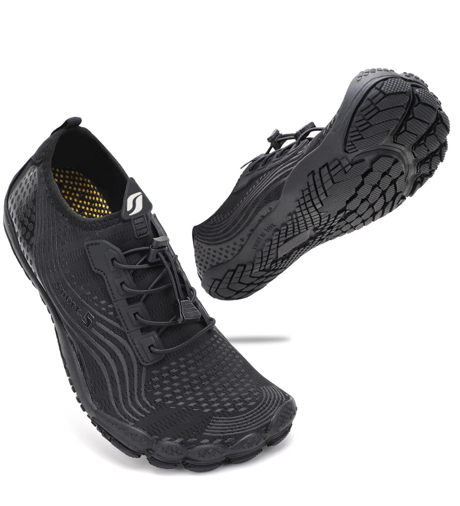 ZHR Black Aqua Shoes for Men & Women - Water Shoes Swimming & Beach Footwear (39 EU) - Buy Online on GoSupps.com