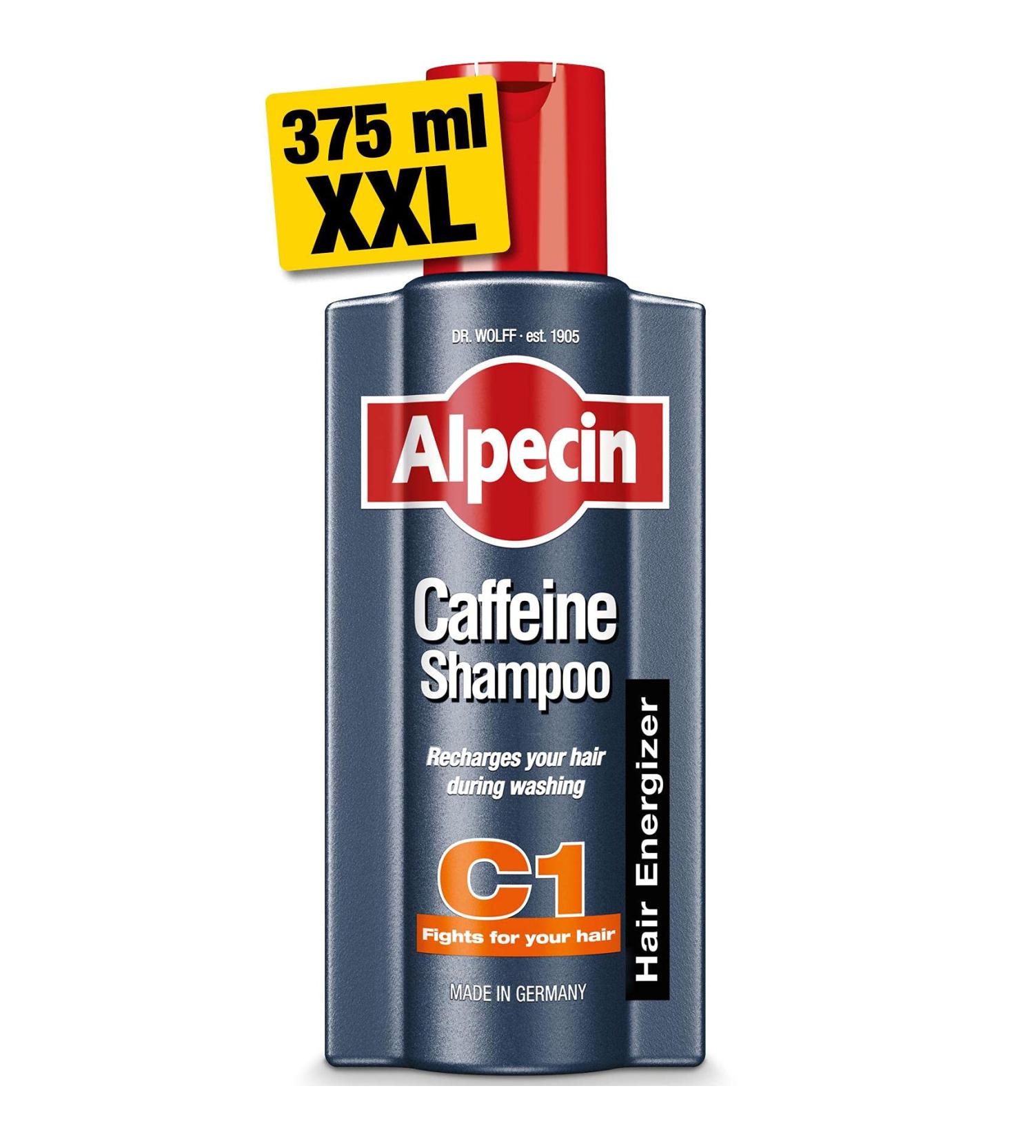 Alpecin Caffeine Shampoo C1 375ml | Stronger & Thicker Hair | Hair Growth Shampoo for Men - Buy Online on GoSupps.com