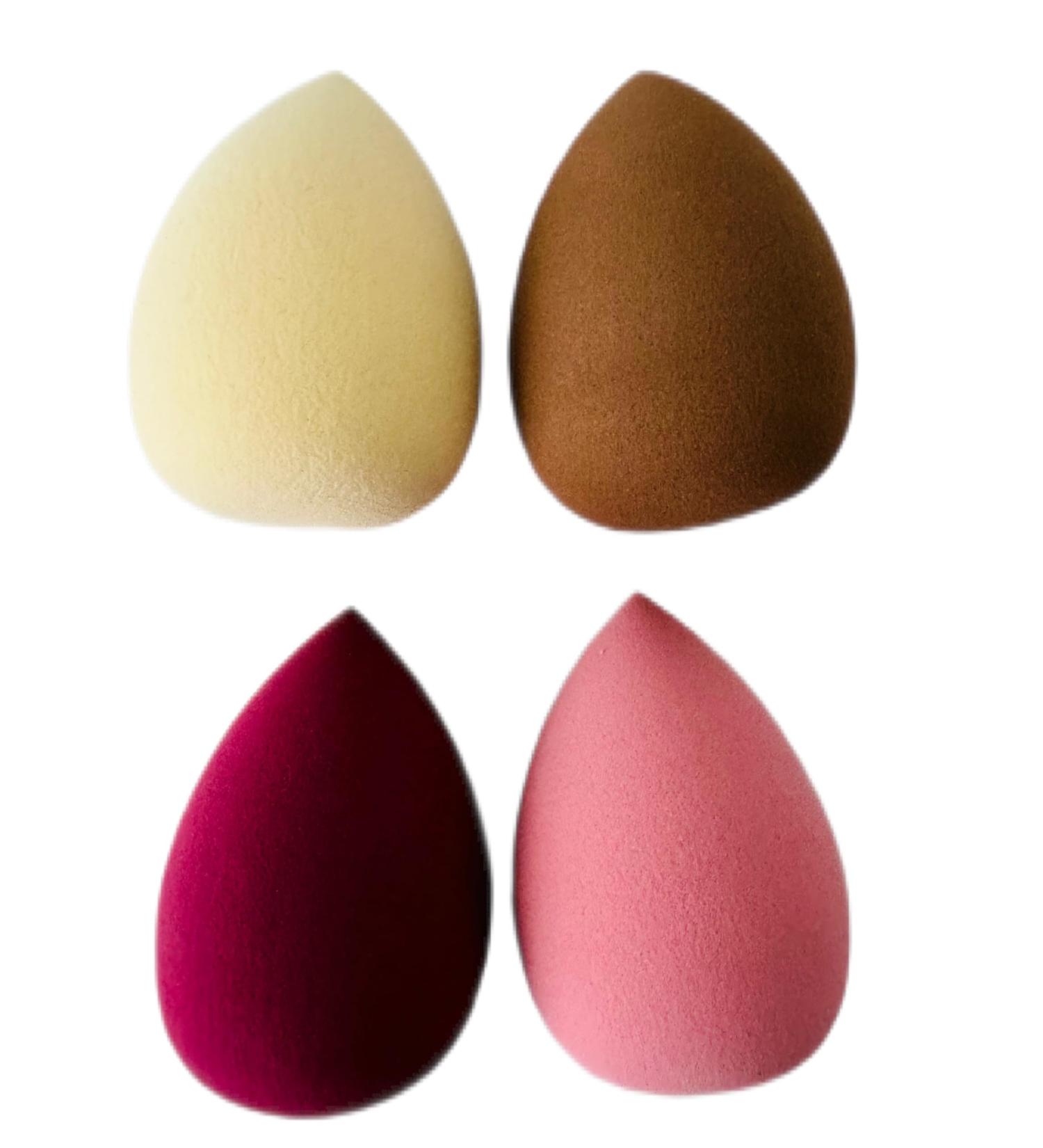 Generic 4 Pieces Beauty Egg Soft Facial Sponge Makeup Sponge Blenders Beauty Sponges Foundation Applicator Powder Puff Liquid Cream Comestic Techniques Applicator - Buy Online on GoSupps.com